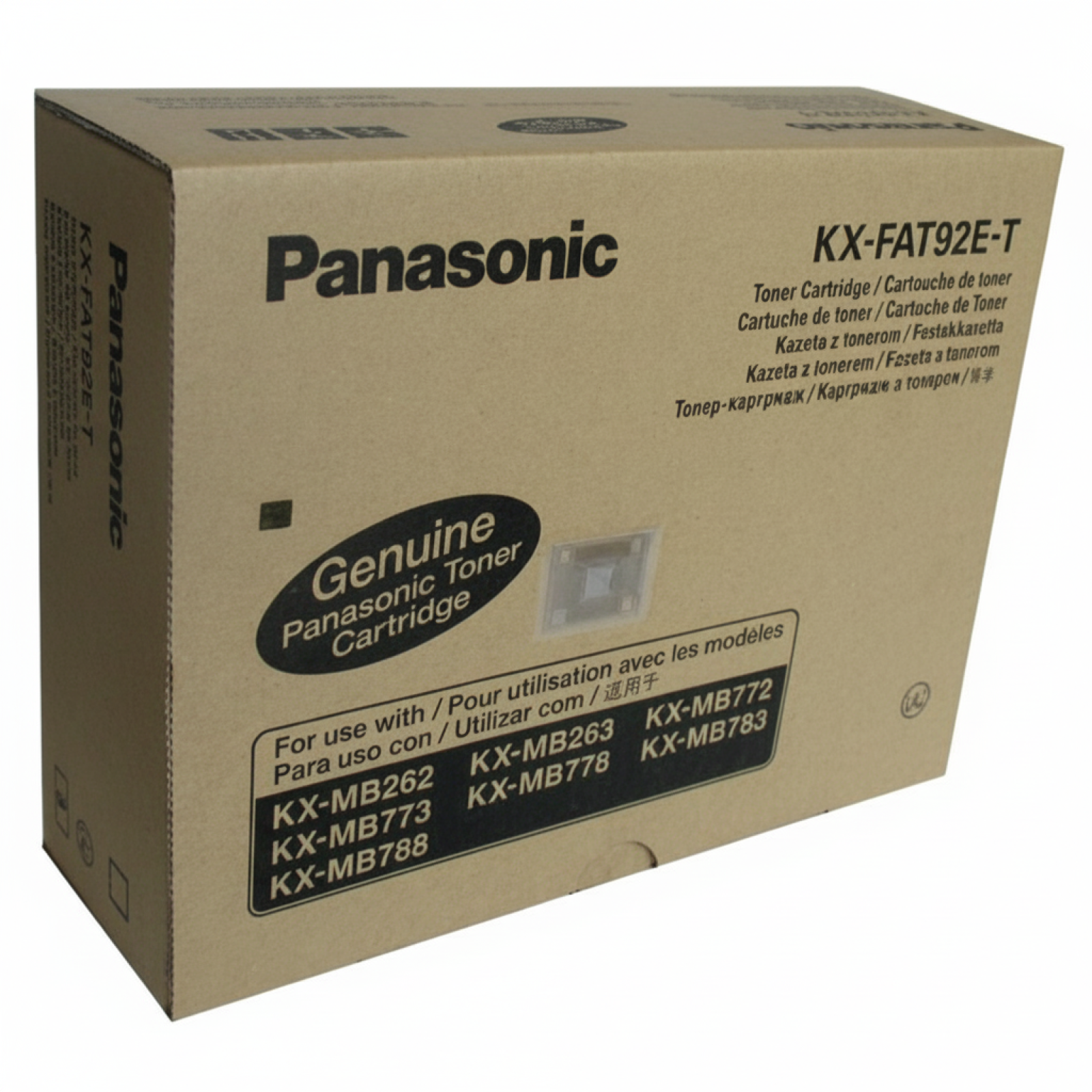 Original OEM Toners Panasonic KX-FAT92E-T (KX-FAT92E-T) (Black) (3-pack)