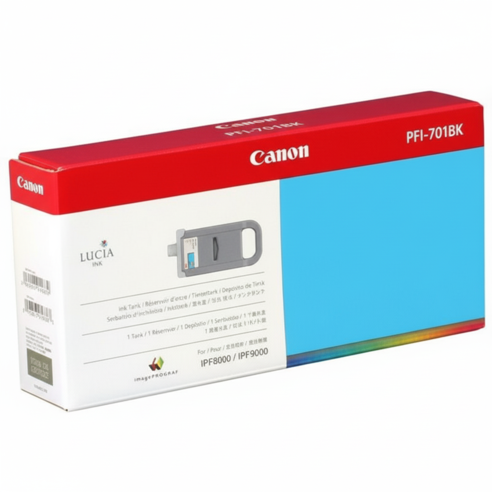 Original OEM Ink Cartridge Canon PFI-701C (CF0901B001AA) (Cyan)