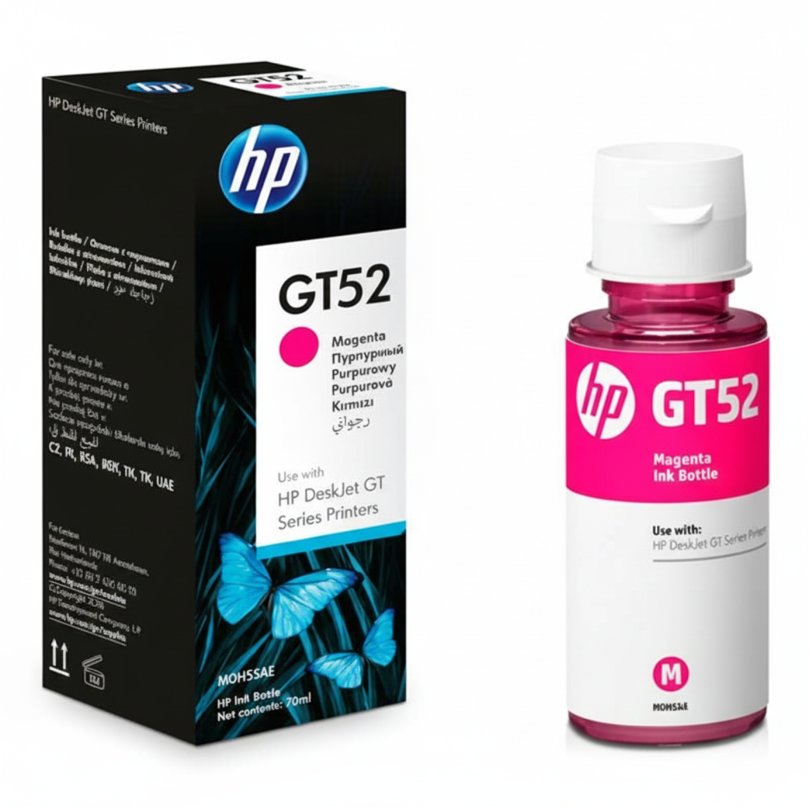 Original OEM Ink Cartridge HP GT52 (M0H55AE) (Magenta)
