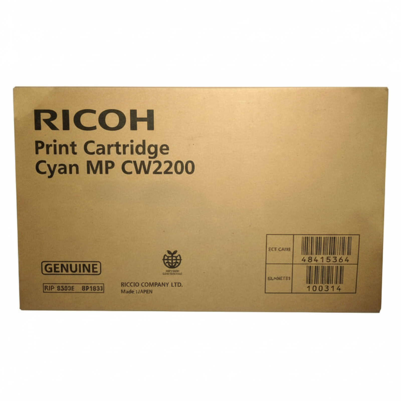 Original OEM Ink Cartridge Ricoh CW2220 (841636, 841640) (Cyan)