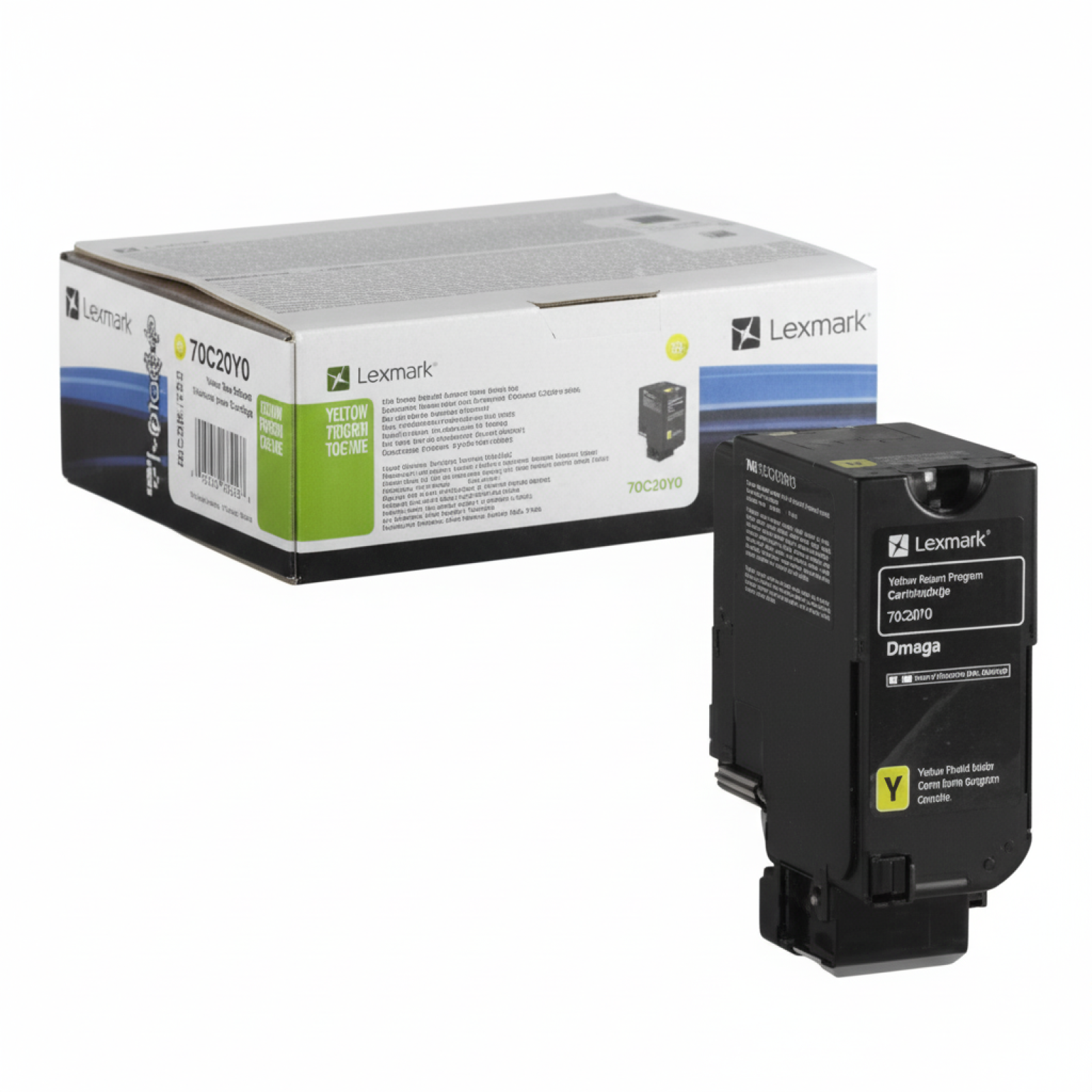 Original OEM Toner Lexmark 74C2SY0 (74C2SY0) (Yellow)