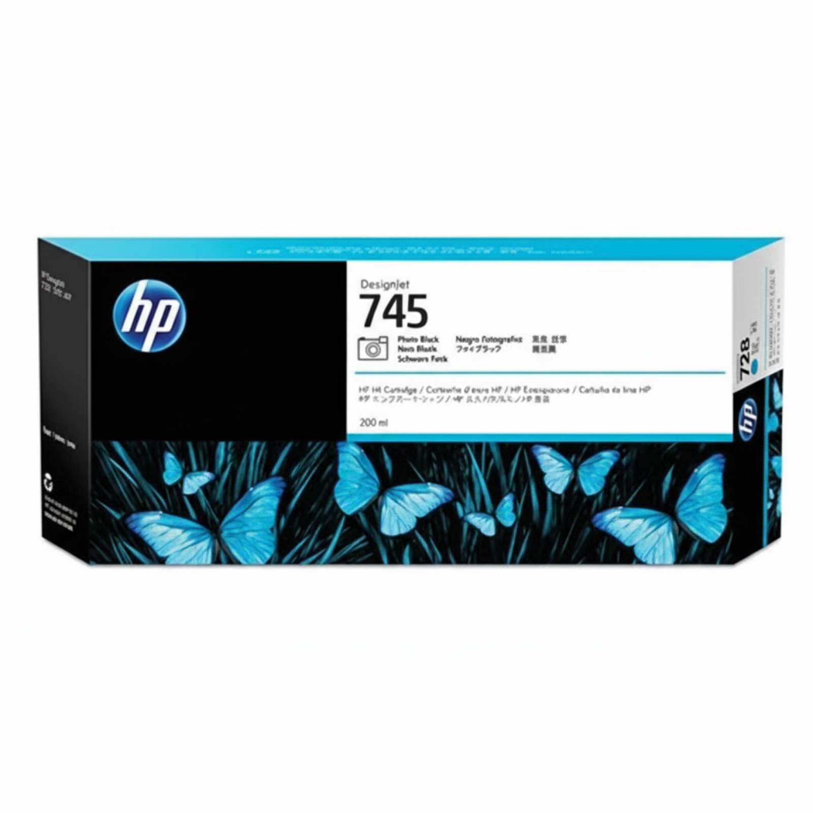 Original OEM Ink Cartridge HP 745 (F9K04A) (Black Photo)