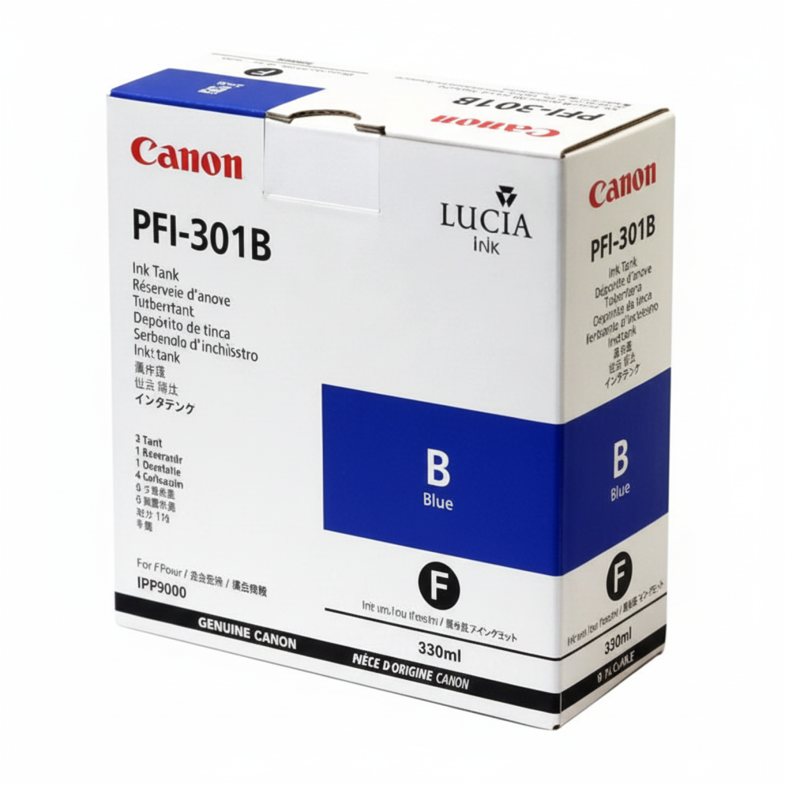 Original OEM Ink Cartridge Canon PFI-301B (1494B001) (Blue)