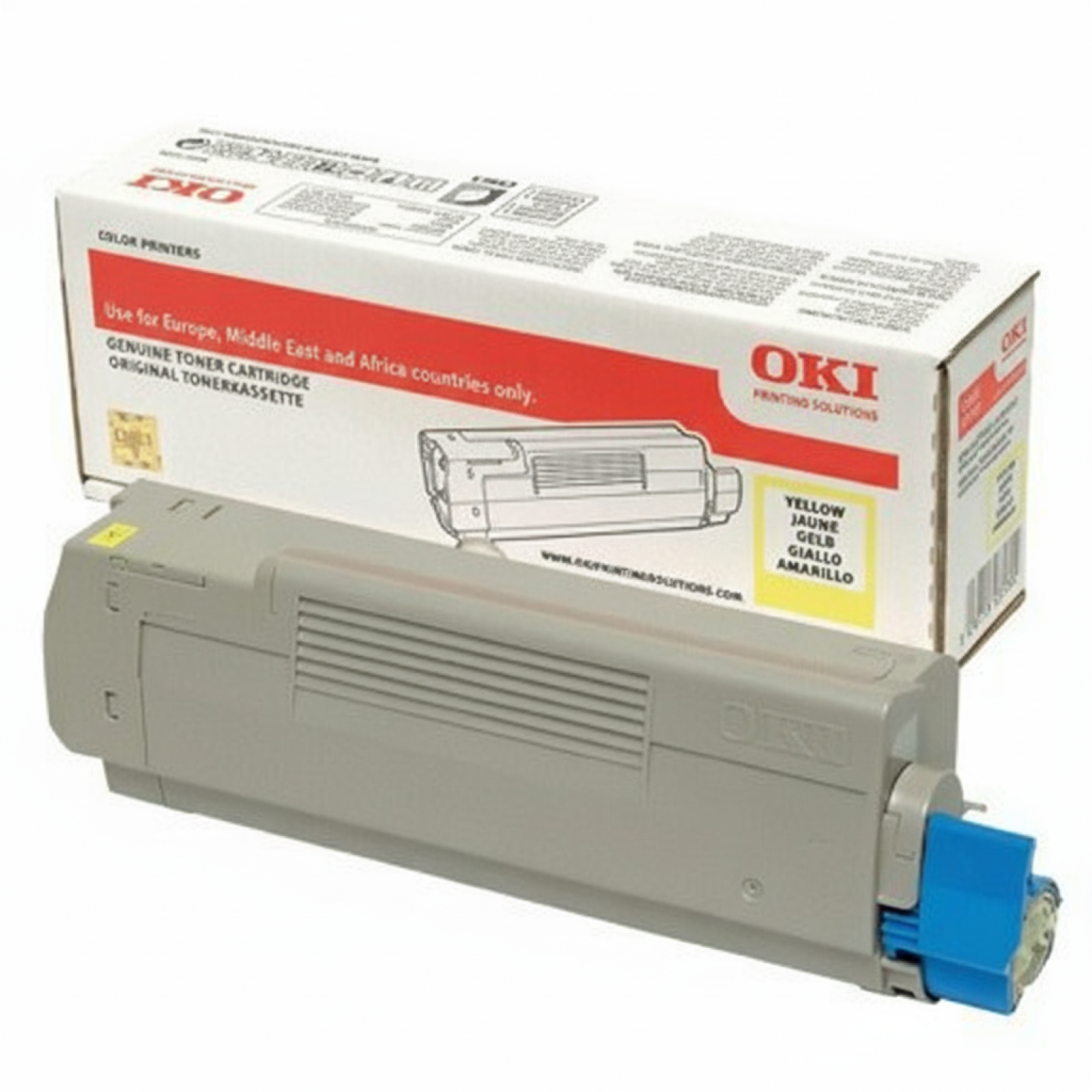 Original OEM Toner Oki C532 6K (46490605) (Yellow)