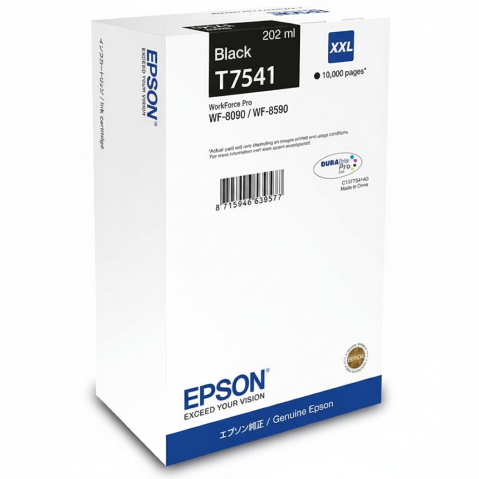 Original OEM Ink Cartridge Epson T7541 (C13T754140) (Black)