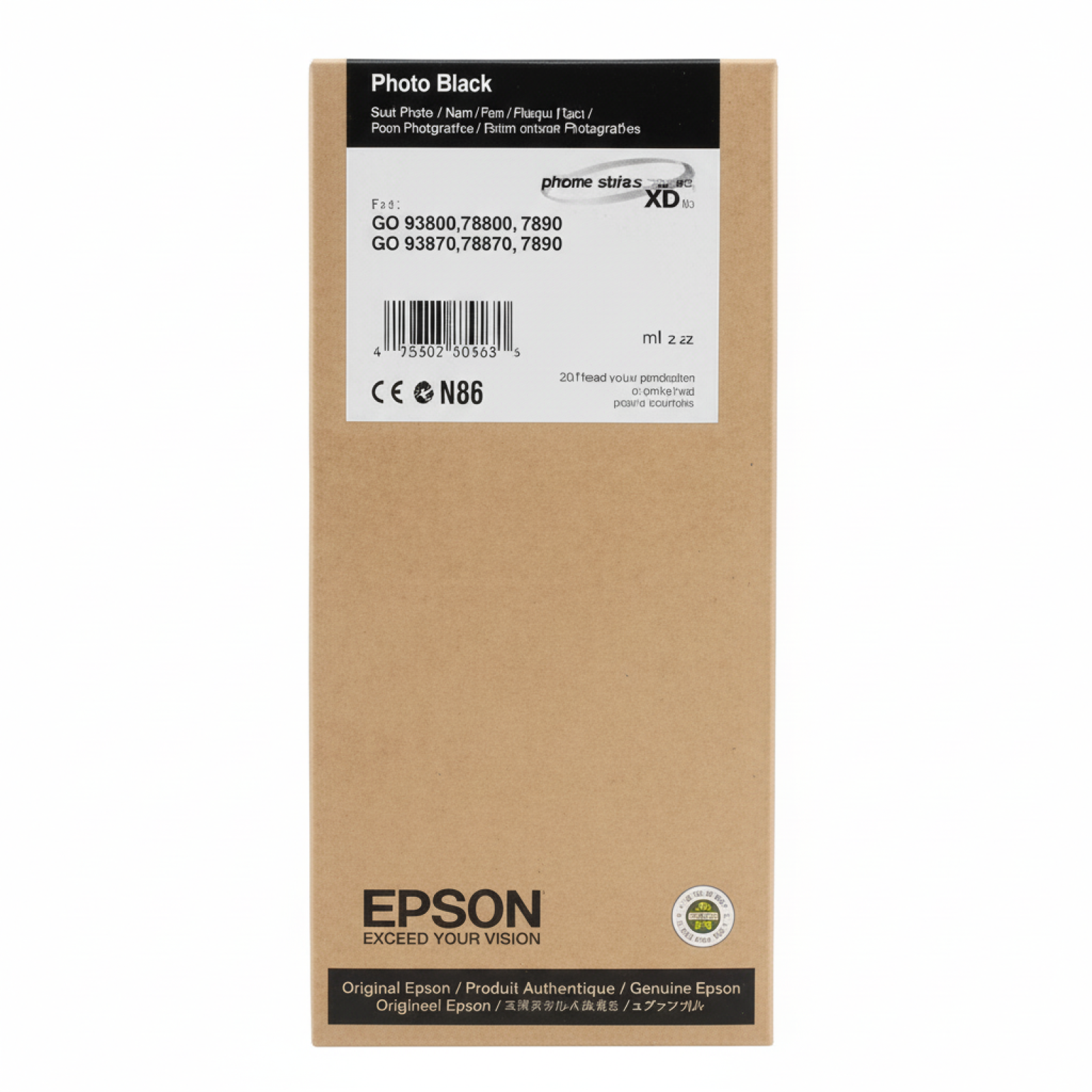 Original OEM Ink Cartridge Epson T6931 (C13T693100) (Black Photo)