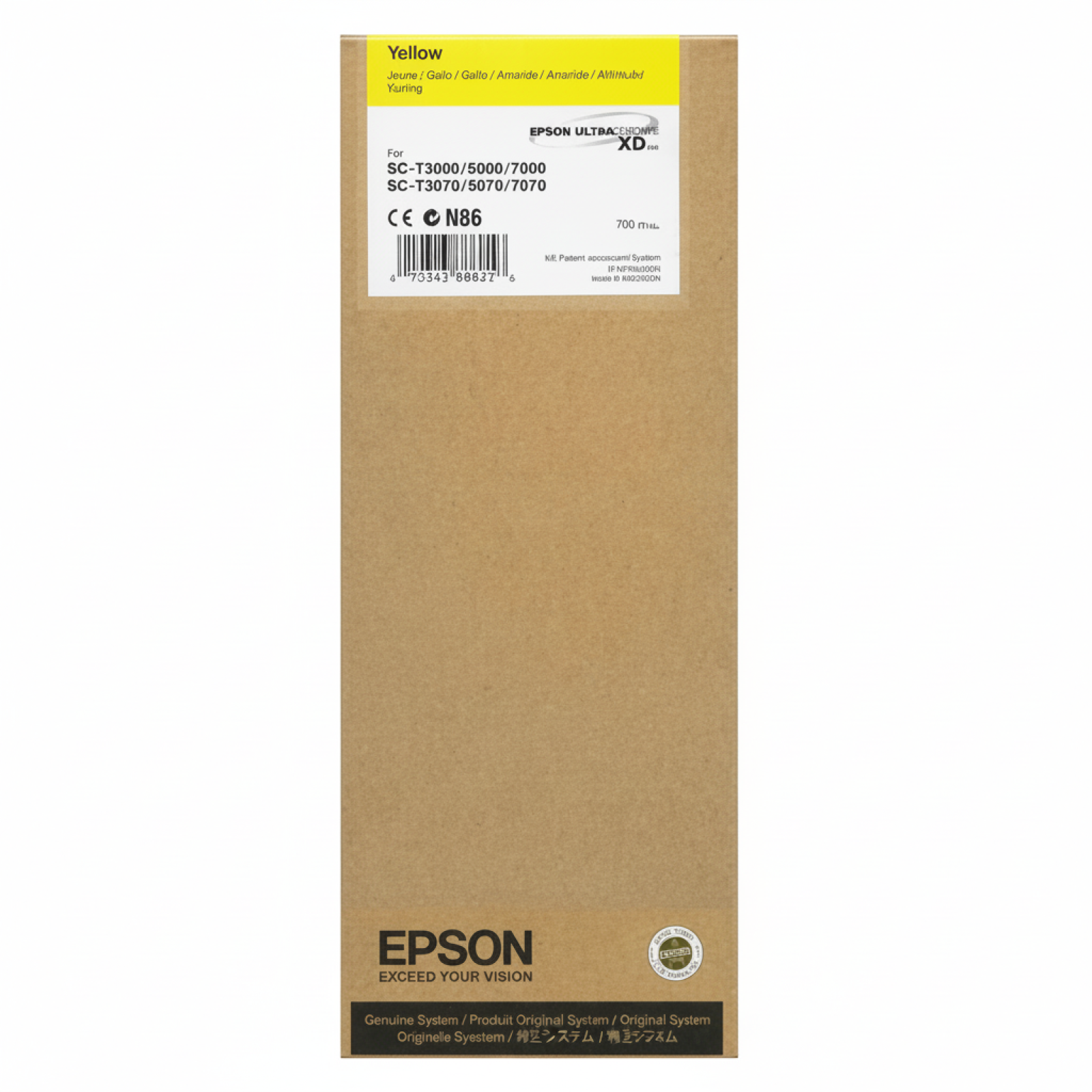 Original OEM Ink Cartridge Epson T6934 (C13T693400) (Yellow)