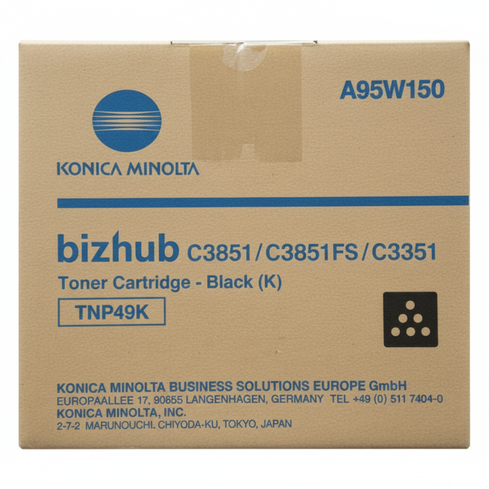 Original OEM Toner KM TNP-49K (A95W150) (Black)