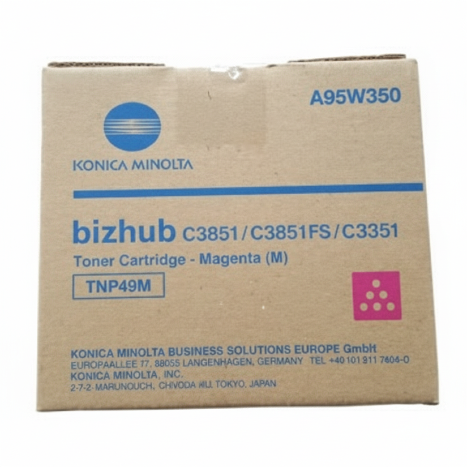 Original OEM Toner KM TNP-49M (A95W350) (Magenta)