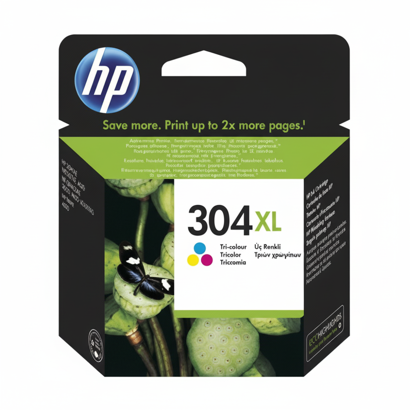 Original OEM Ink Cartridge HP 304 XL (N9K07AE) (Color)