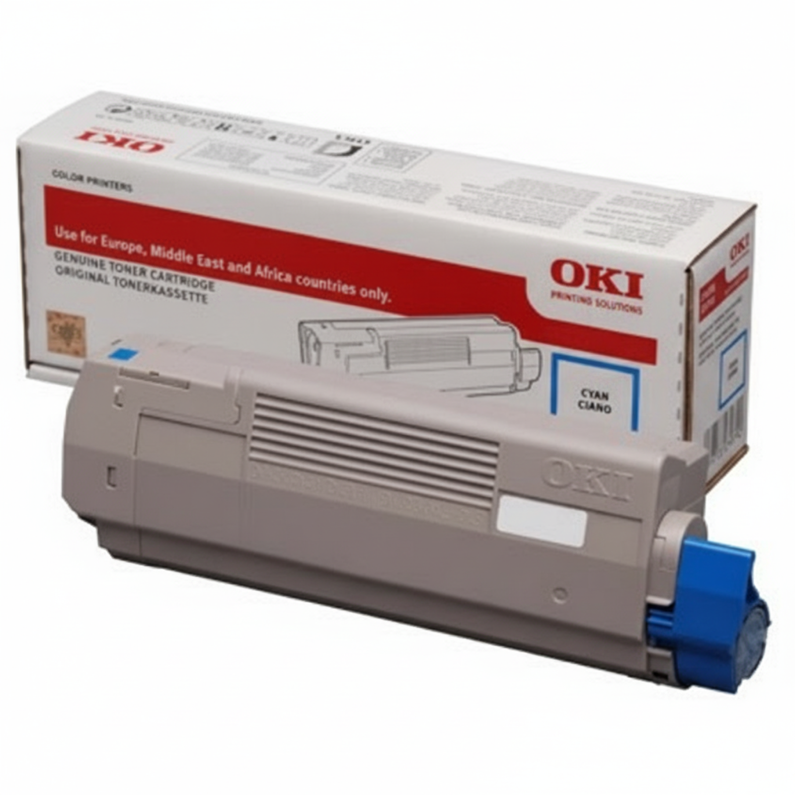 Original OEM Toner Oki C612 (46507507) (Cyan)