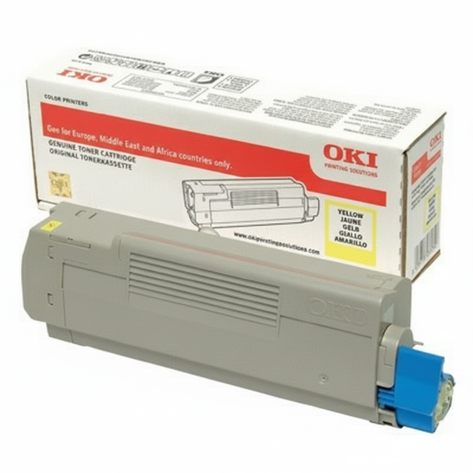 Original OEM Toner Oki C612 (46507505) (Yellow)