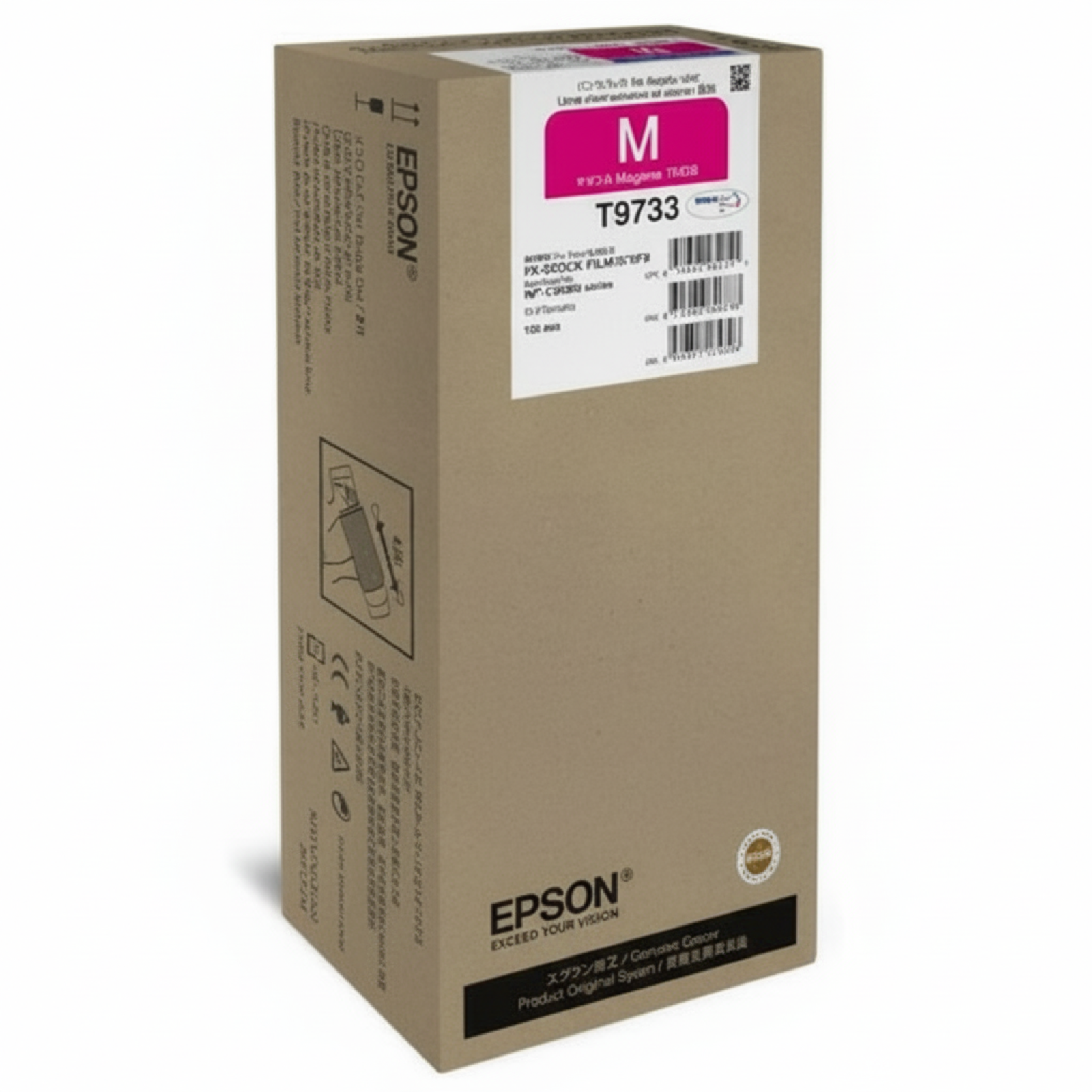 Original OEM Ink Cartridge Epson T9733 (C13T973300) (Magenta)