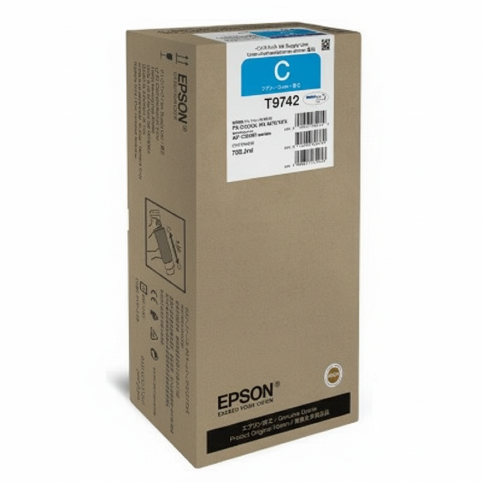 Original OEM Ink Cartridge Epson T9742 (C13T974200) (Cyan)
