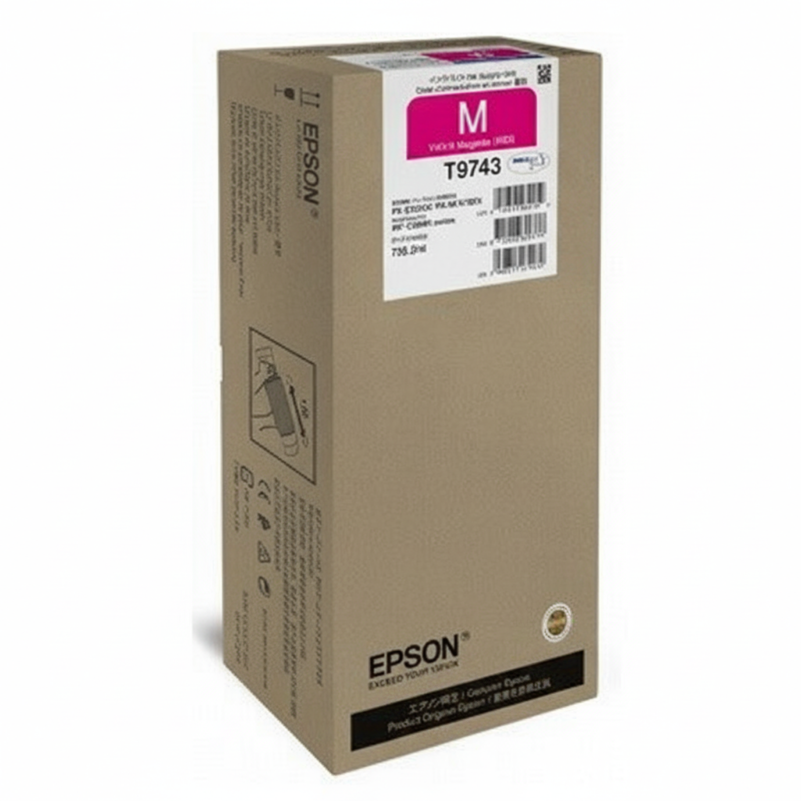 Original OEM Ink Cartridge Epson T9743 (C13T974300) (Magenta)
