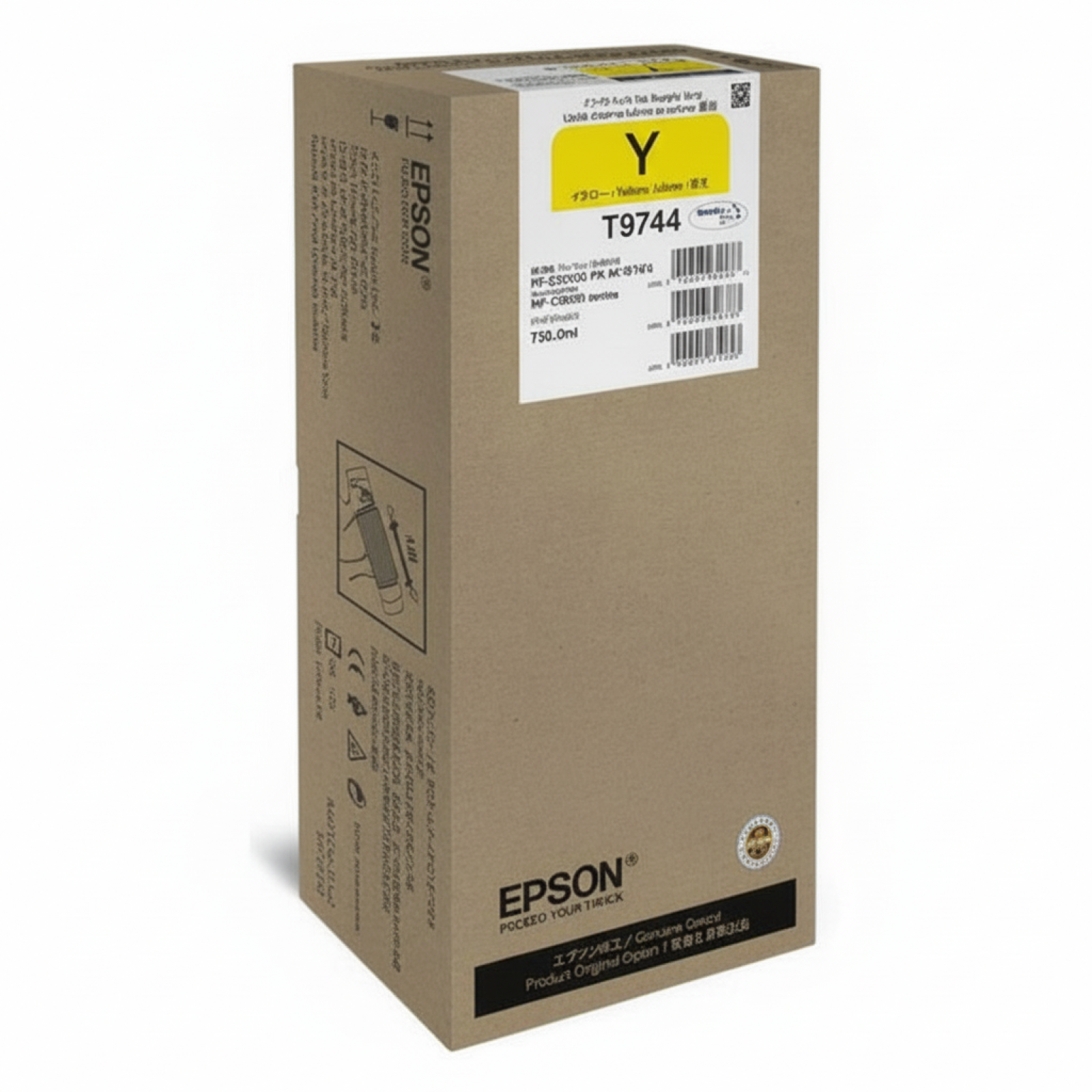 Original OEM Ink Cartridge Epson T9744 (C13T974400) (Yellow)