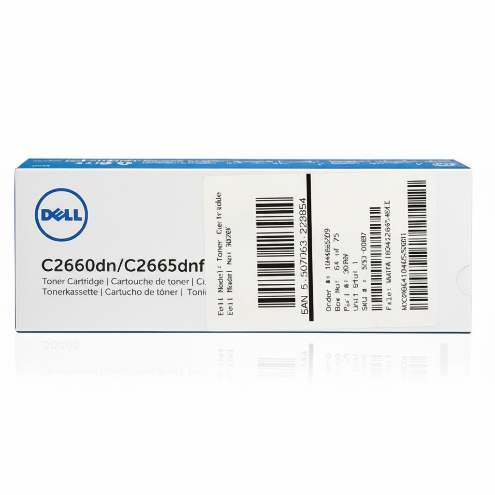 Original OEM Toner Dell C2660 2665 (593-BBBT) (Cyan)