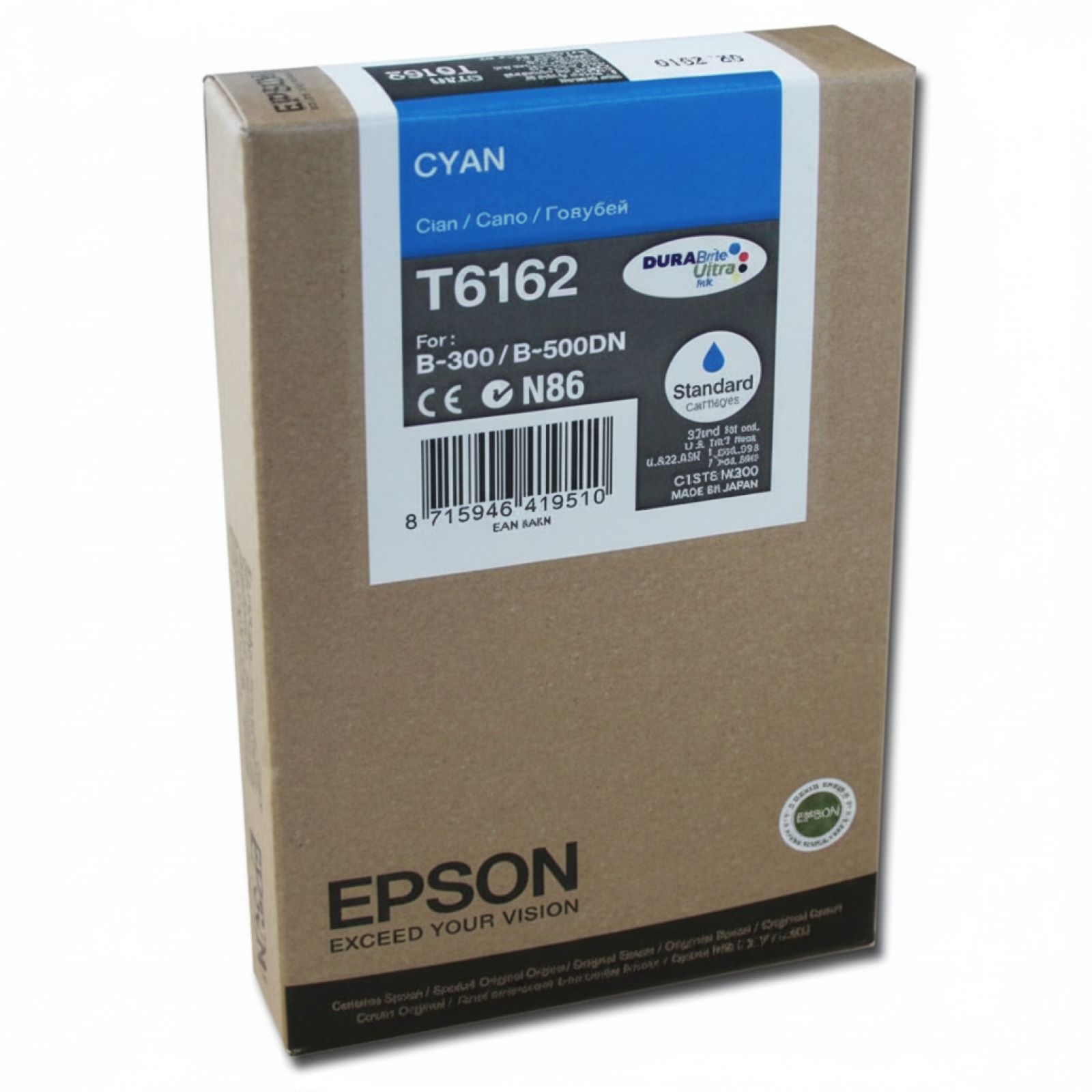 Original OEM Ink Cartridge Epson T6162 (C13T616200) (Cyan)