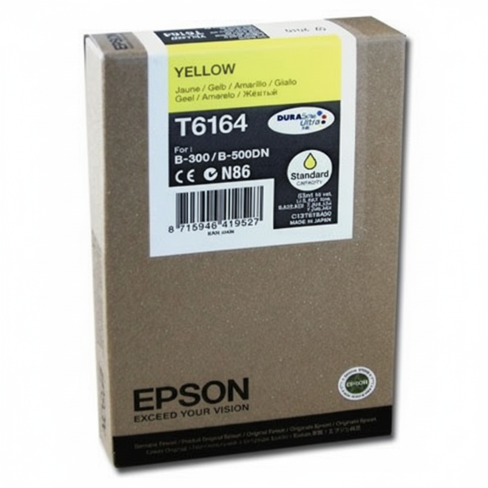 Original OEM Ink Cartridge Epson T6164 (C13T616400) (Yellow)