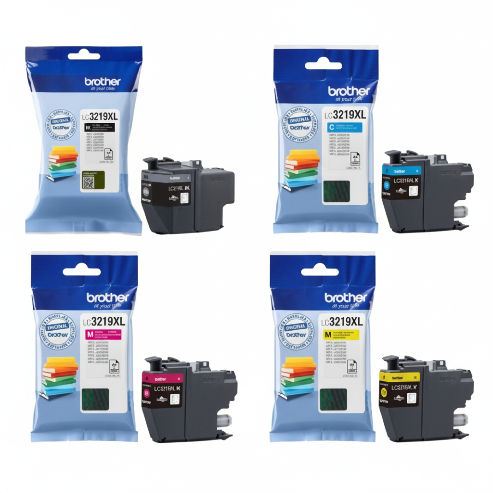 Original OEM Ink Cartridges Brother LC-3219 XL CMYK (LC-3219XLVALDR) (multi pack)