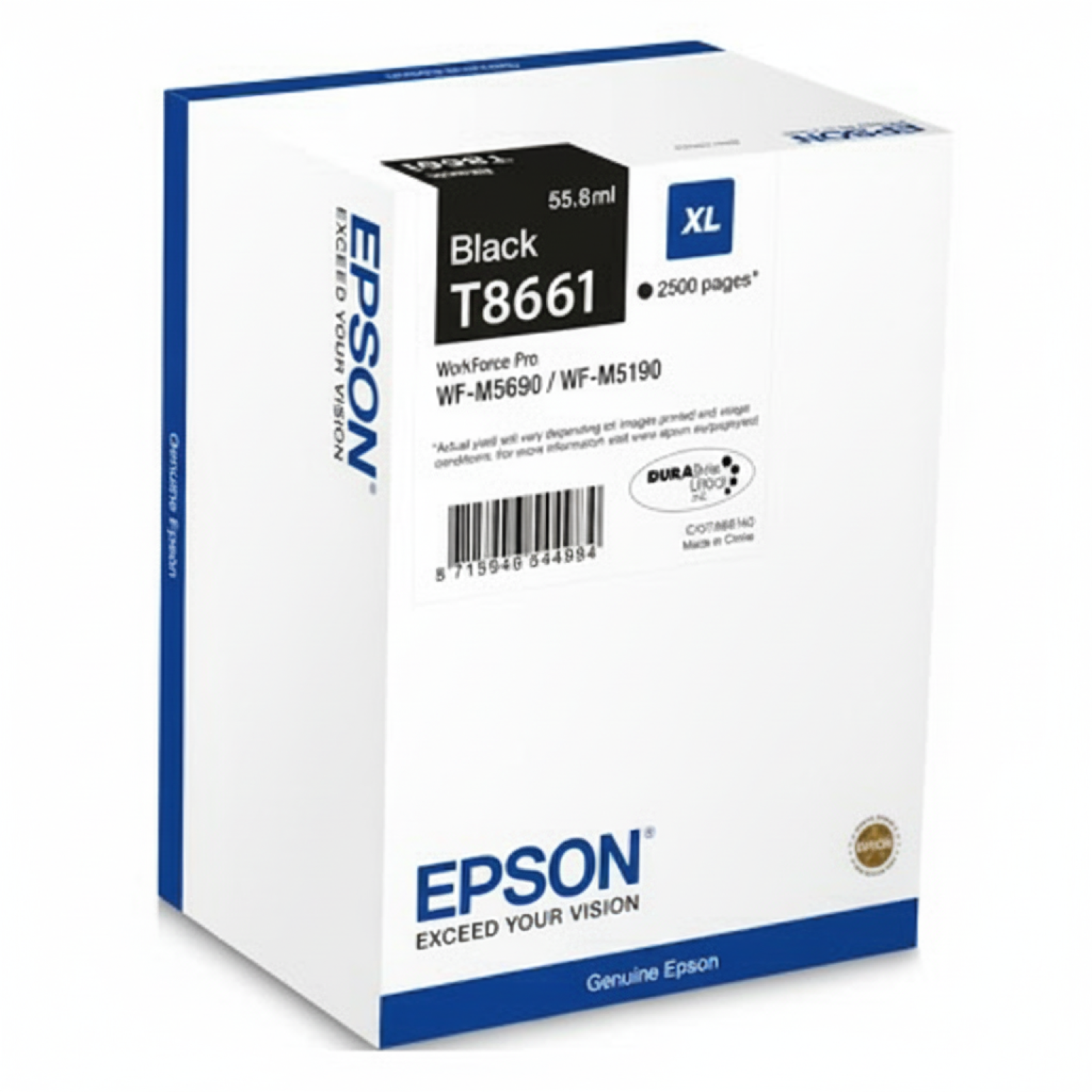 Original OEM Ink Cartridge Epson T8661 (C13T866140) (Black)