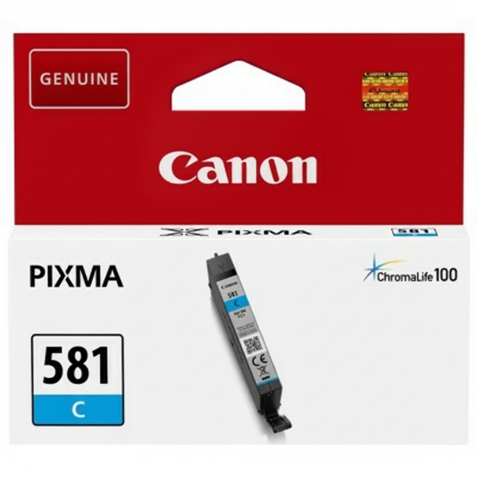 Original OEM Ink Cartridge Canon CLI-581 C (2103C001) (Cyan)