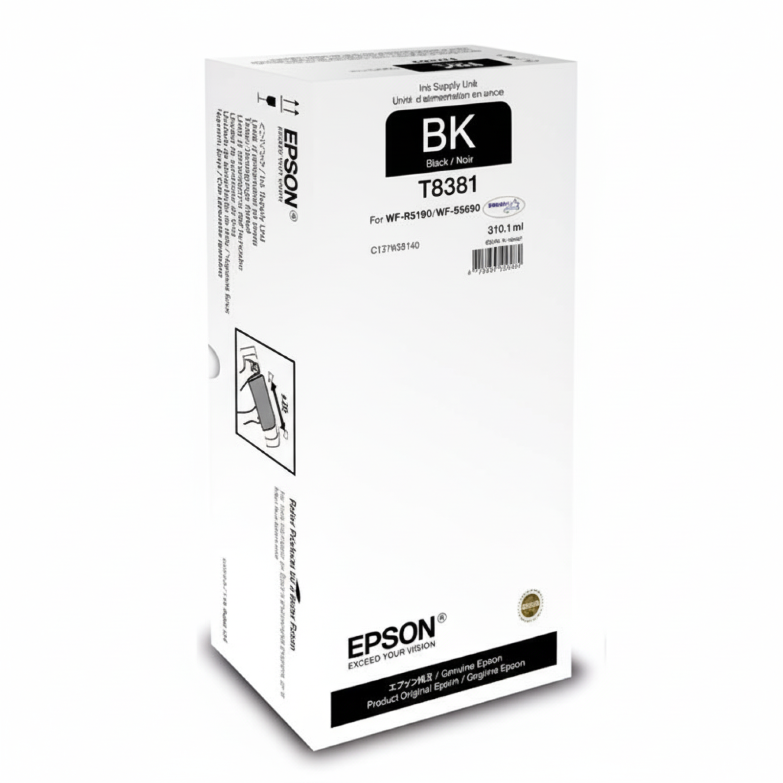 Original OEM Ink Cartridge Epson T8381 (C13T838140) (Black)
