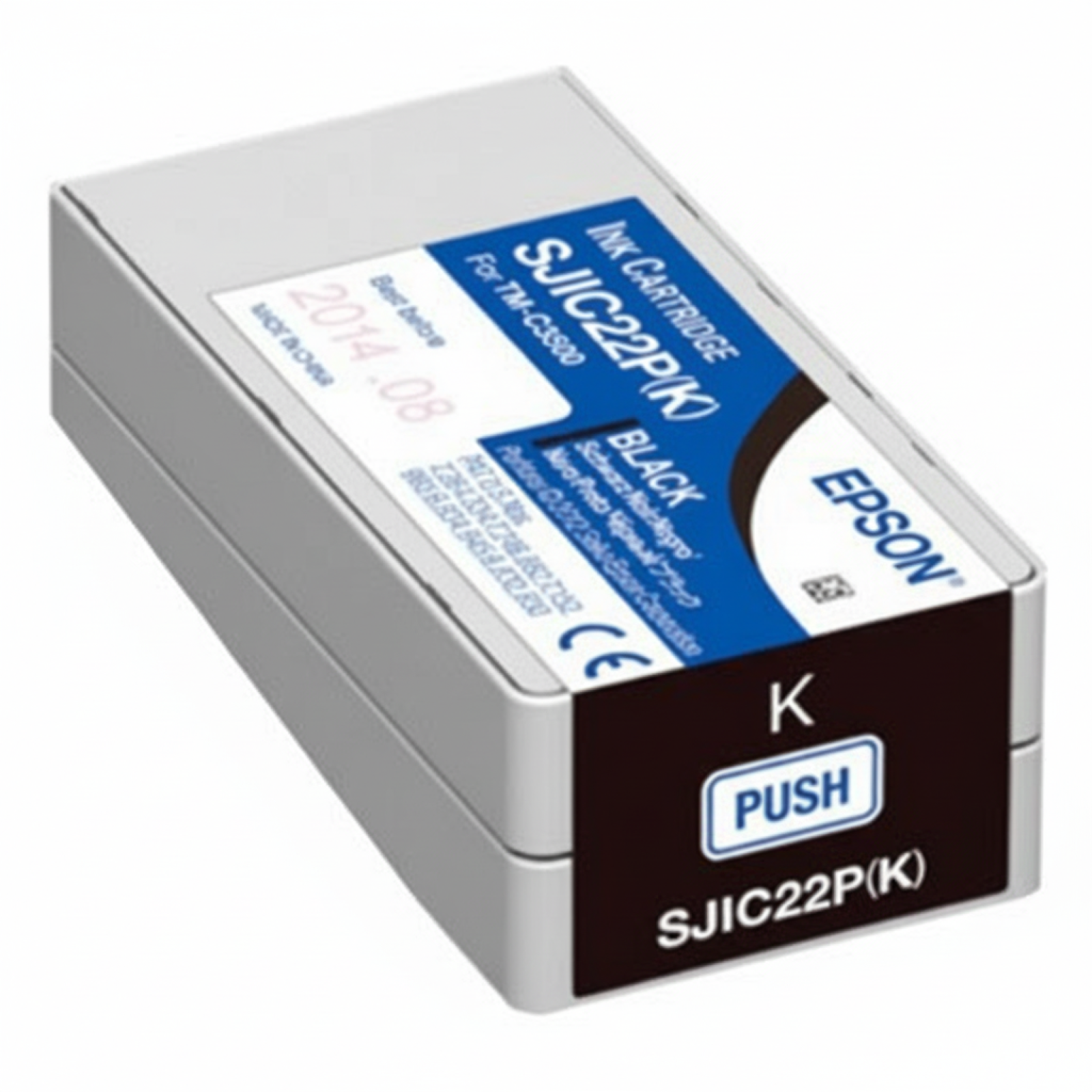 Original OEM Ink Cartridge Epson SJIC22P K (C33S020601) (Black)