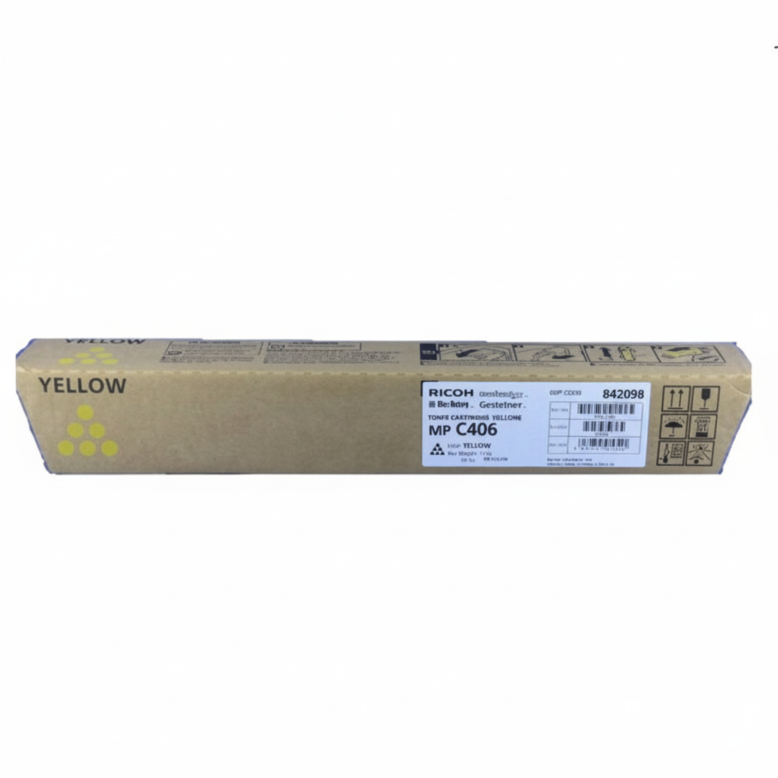 Original OEM Toner Ricoh C406 (842098) (Yellow)