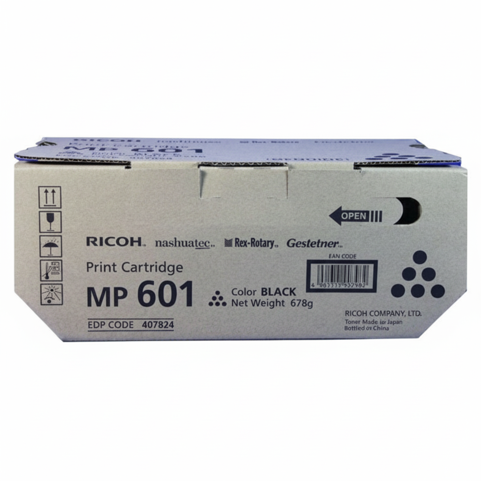 Original OEM Toner Ricoh MP601 (407823, 407824) (Black)
