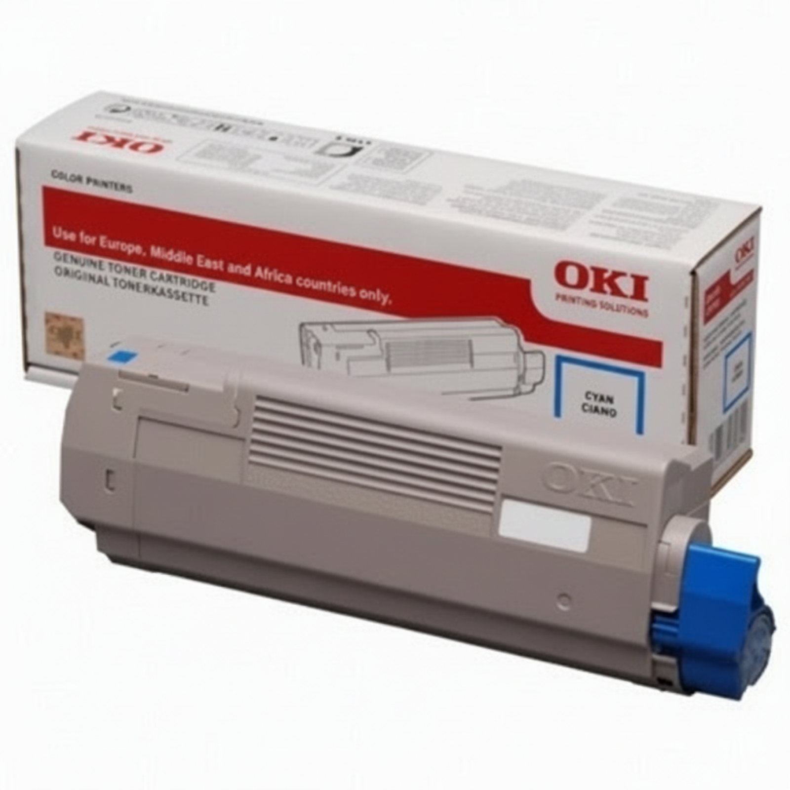 Original OEM Toner Oki C823 C833 C843 7K (46471103) (Cyan)