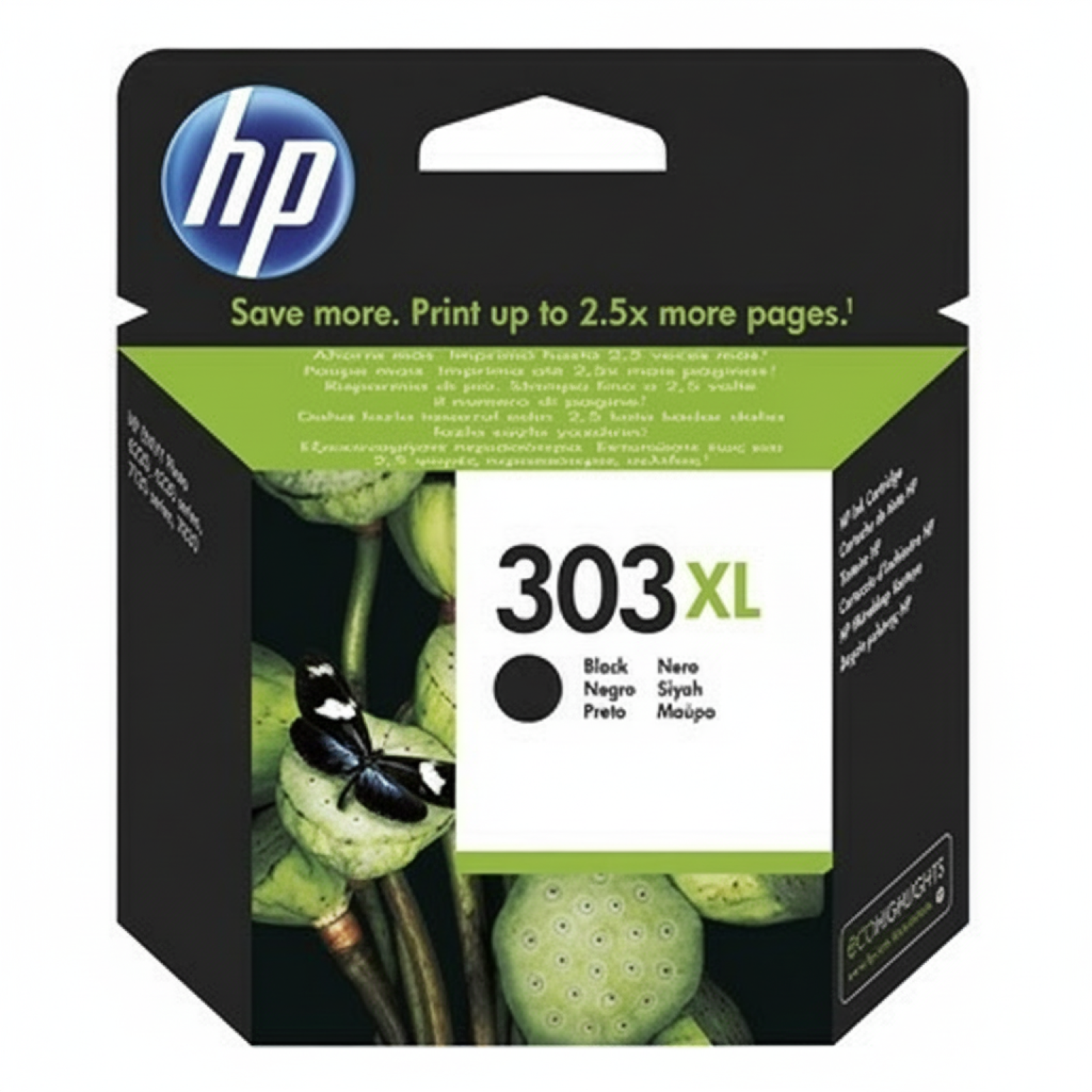 Original OEM Ink Cartridge HP 303 XL (T6N04AE) (Black)