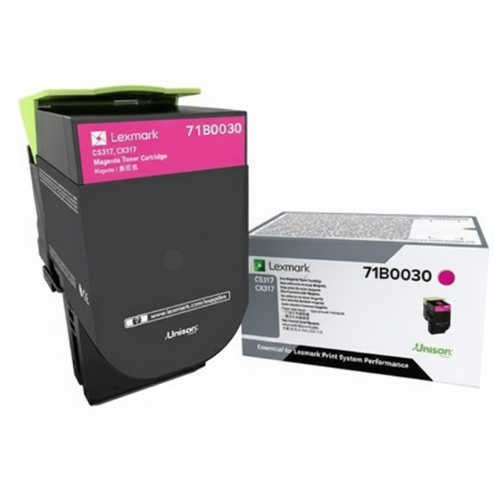 Original OEM Toner Lexmark 75B0030 (75B20M0) (75B0030, 75B20M0) (Magenta)