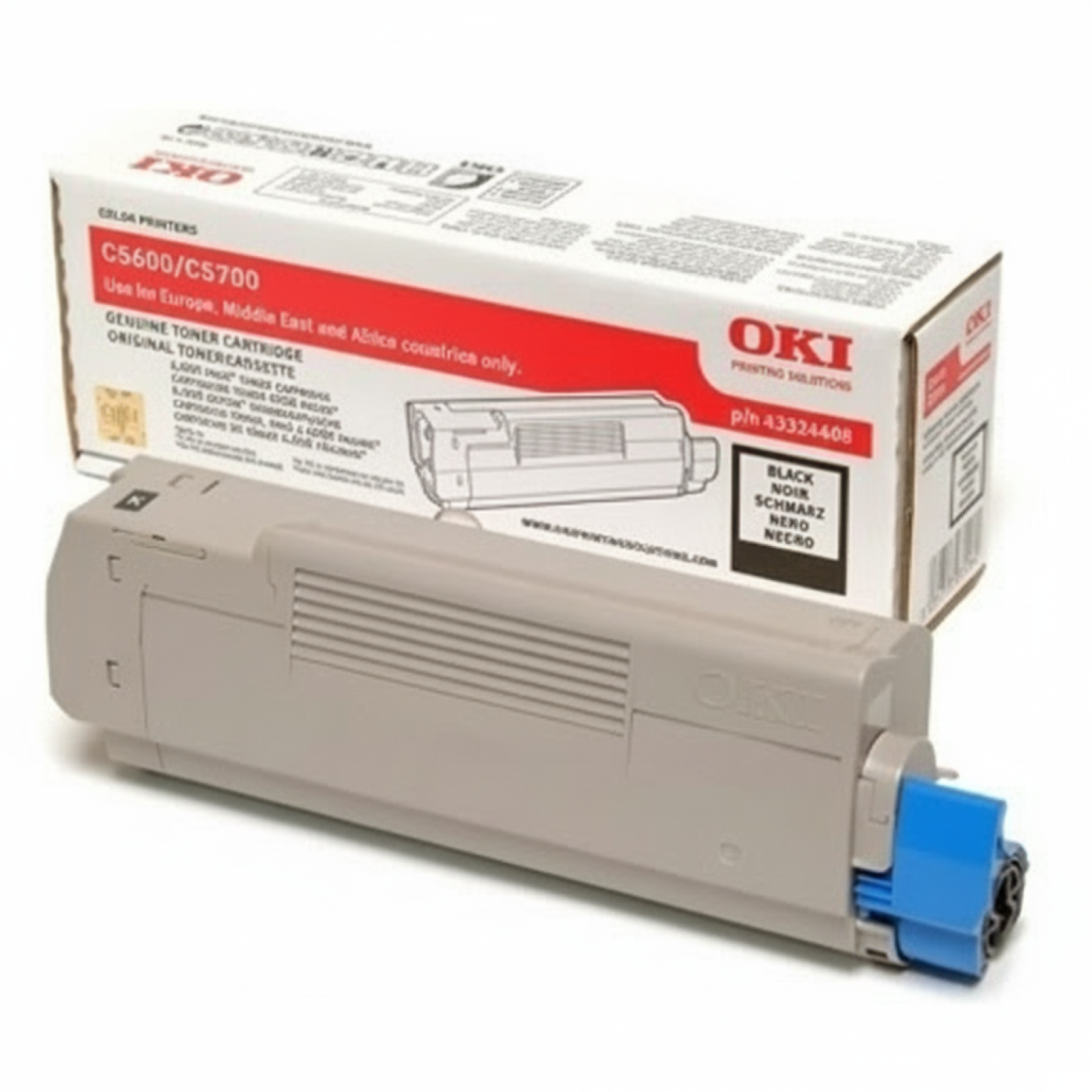 Original OEM Toner Oki C5600 5700 (43324408) (Black)