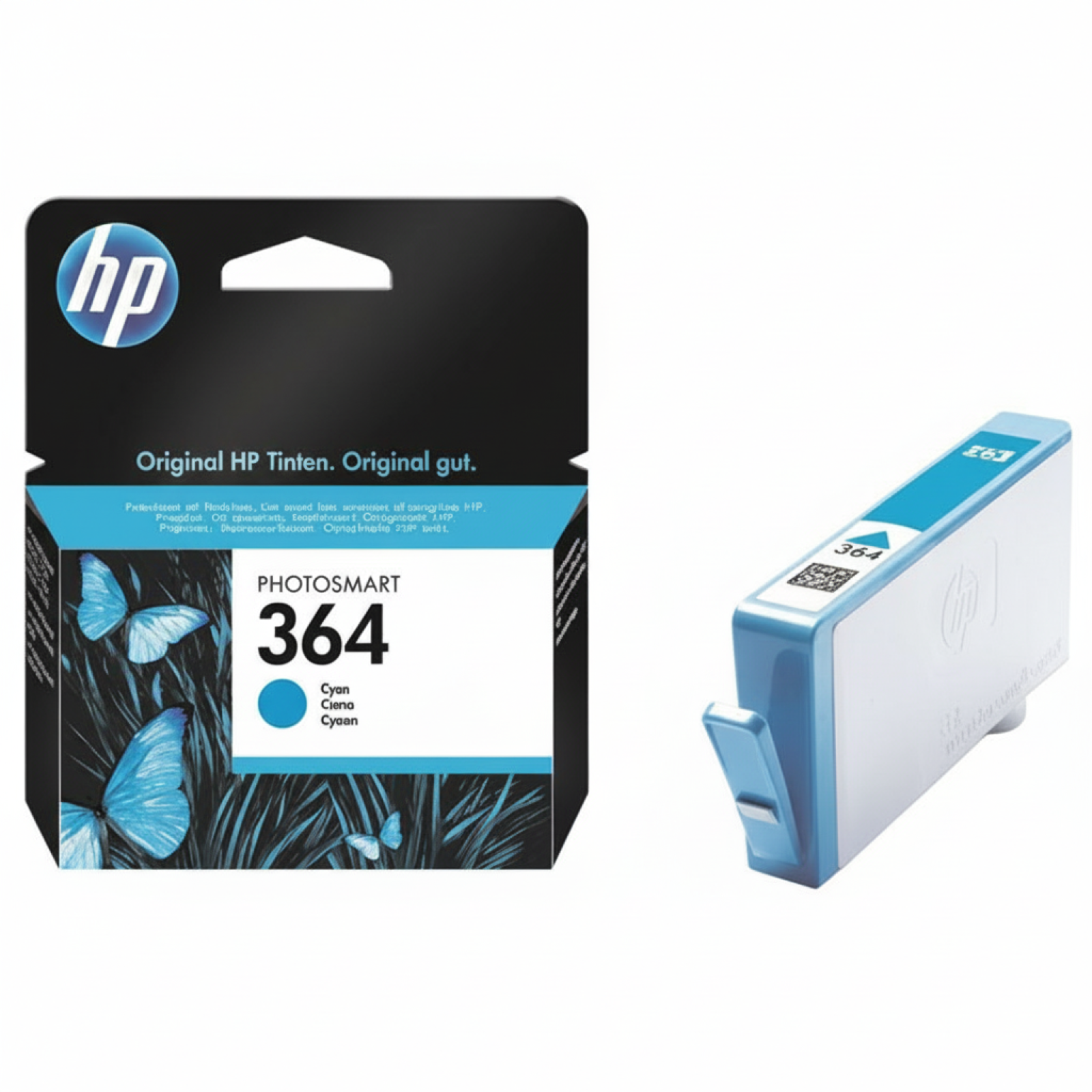 Original OEM Ink Cartridge HP 364 (CB318EE) (Cyan)