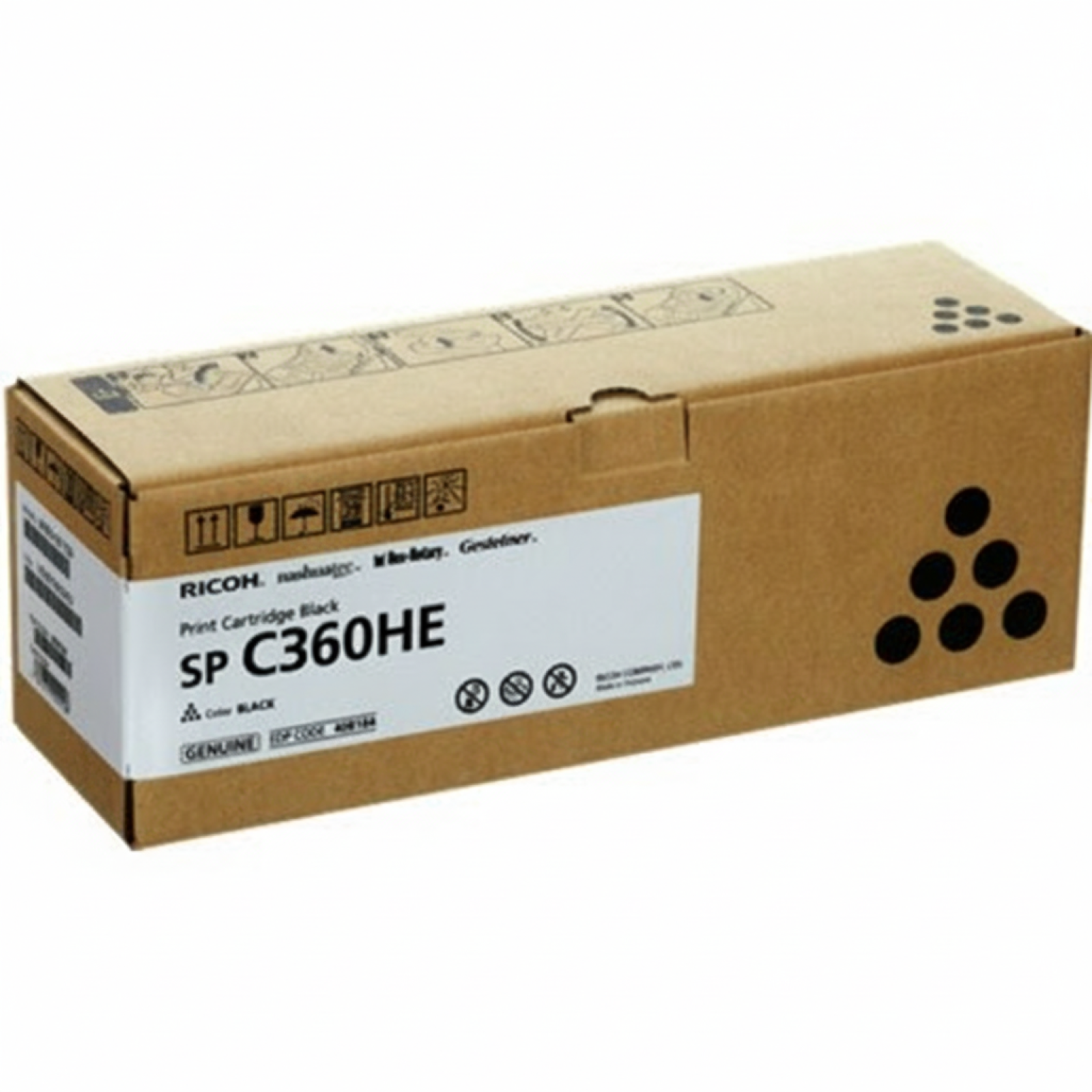 Original OEM Toner Ricoh C360HE (408184) (Black)