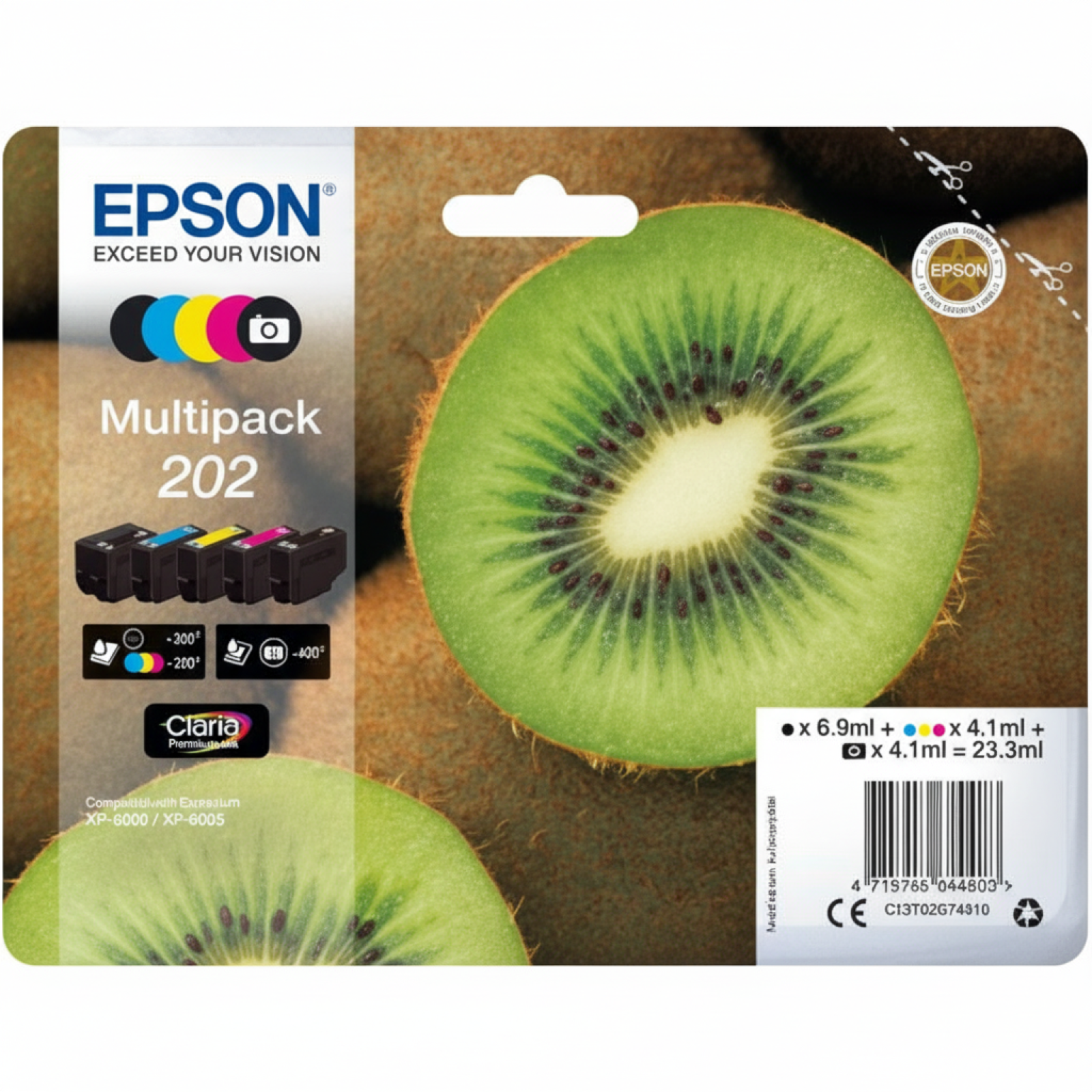 Original OEM Ink Cartridges Epson 202 (C13T02E74010) (multi pack)
