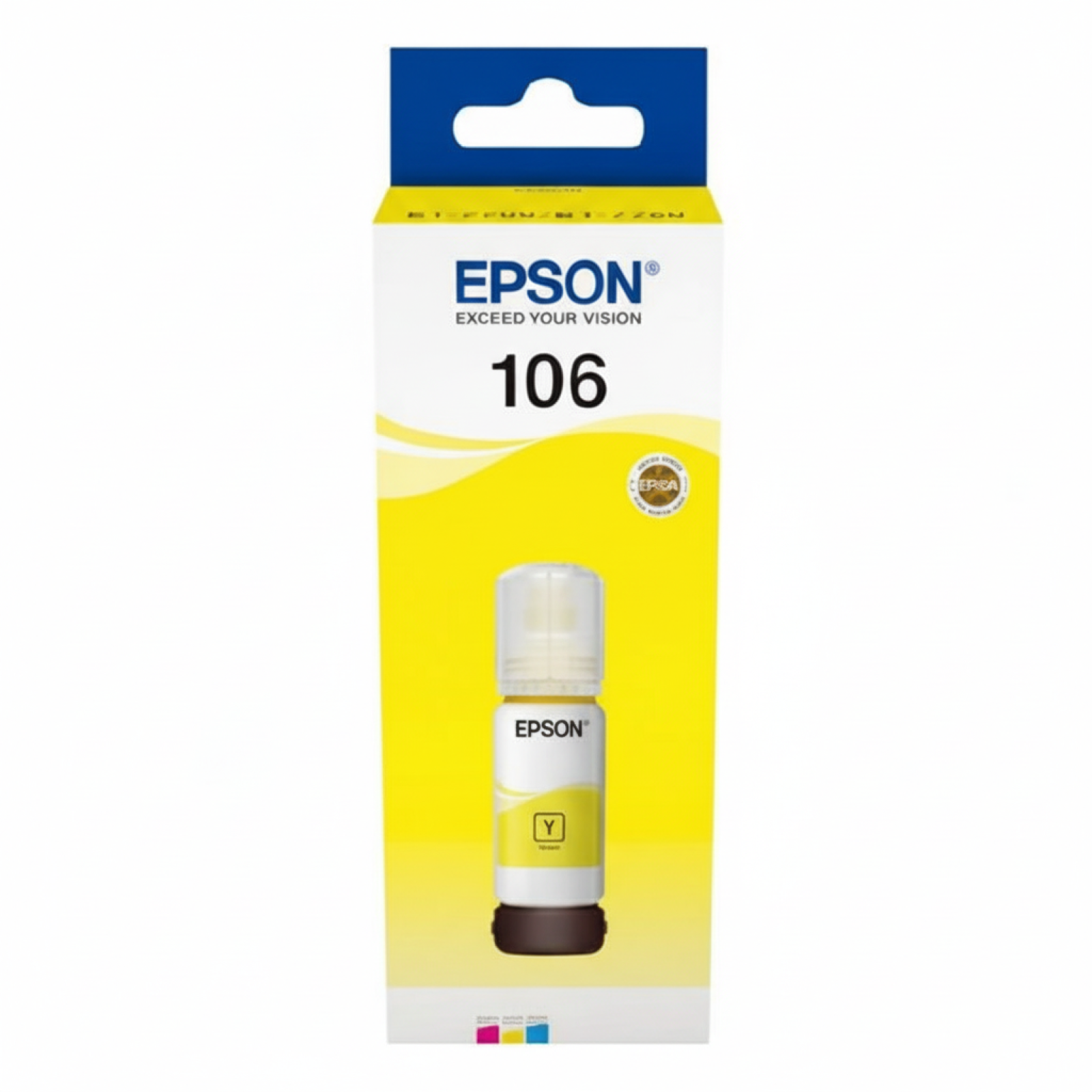Original OEM Ink Cartridge Epson 106 (C13T00R440) (Yellow)