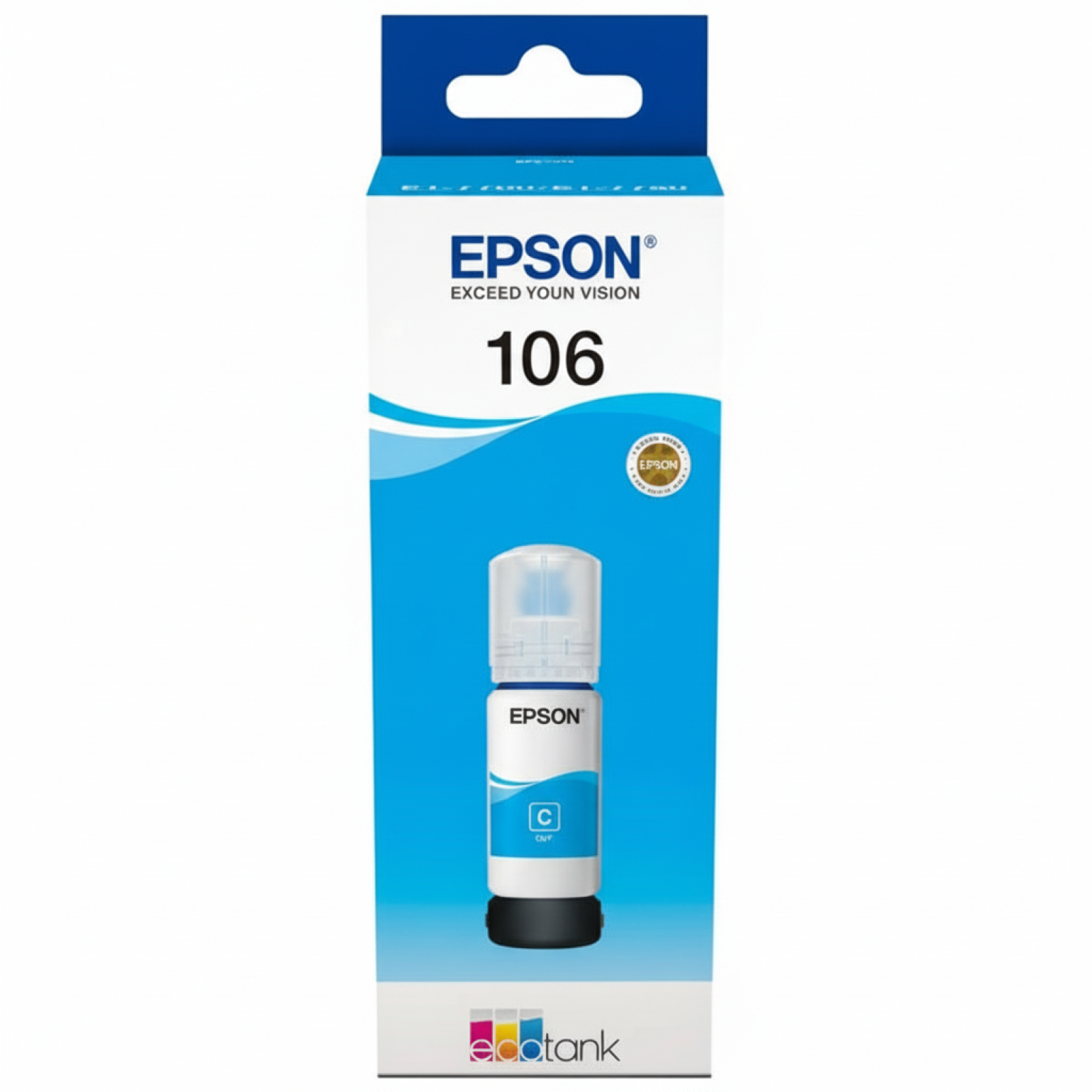 Original OEM Ink Cartridge Epson 106 (C13T00R240) (Cyan)