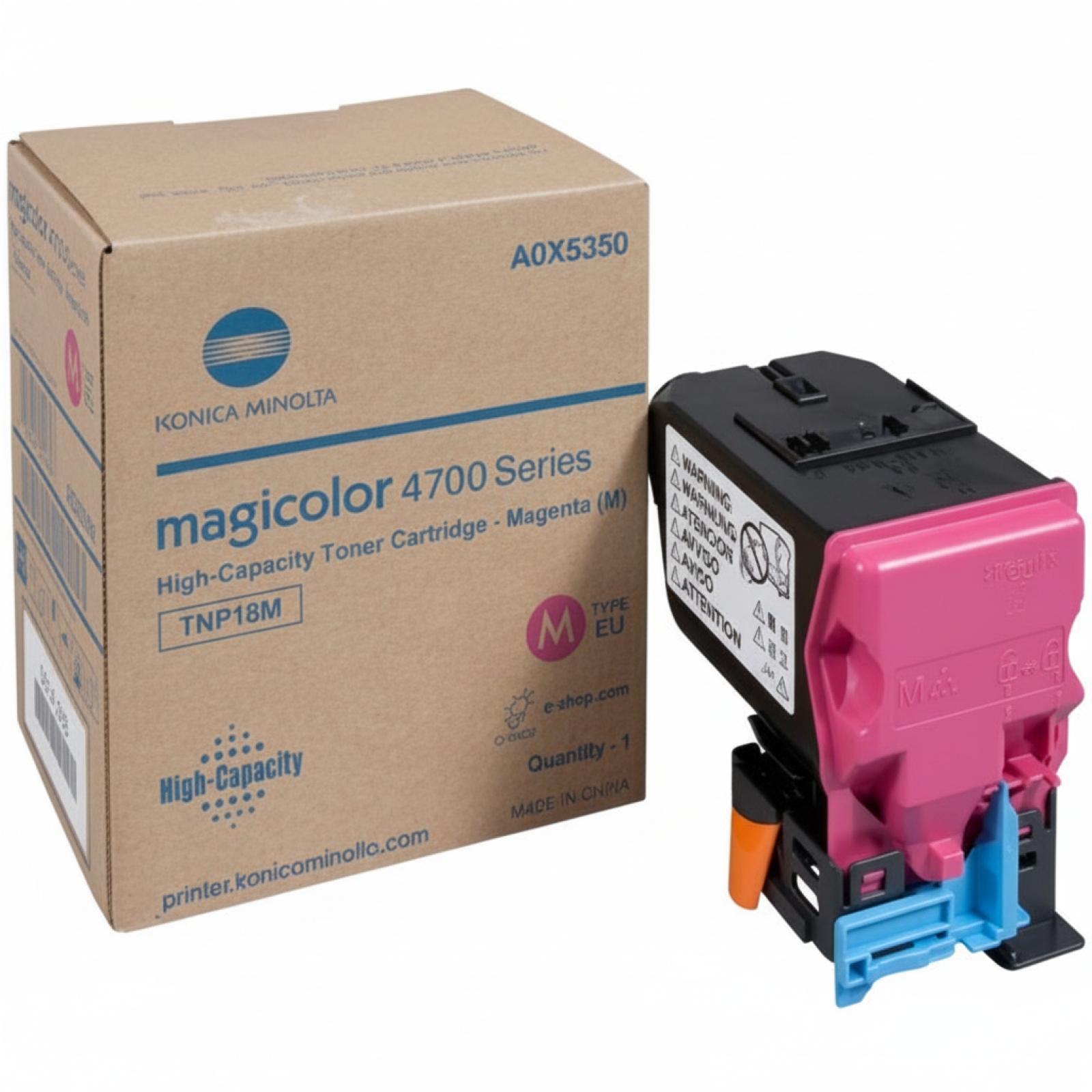 Original OEM Toner KM TNP-18M (A0X5350) (Magenta)