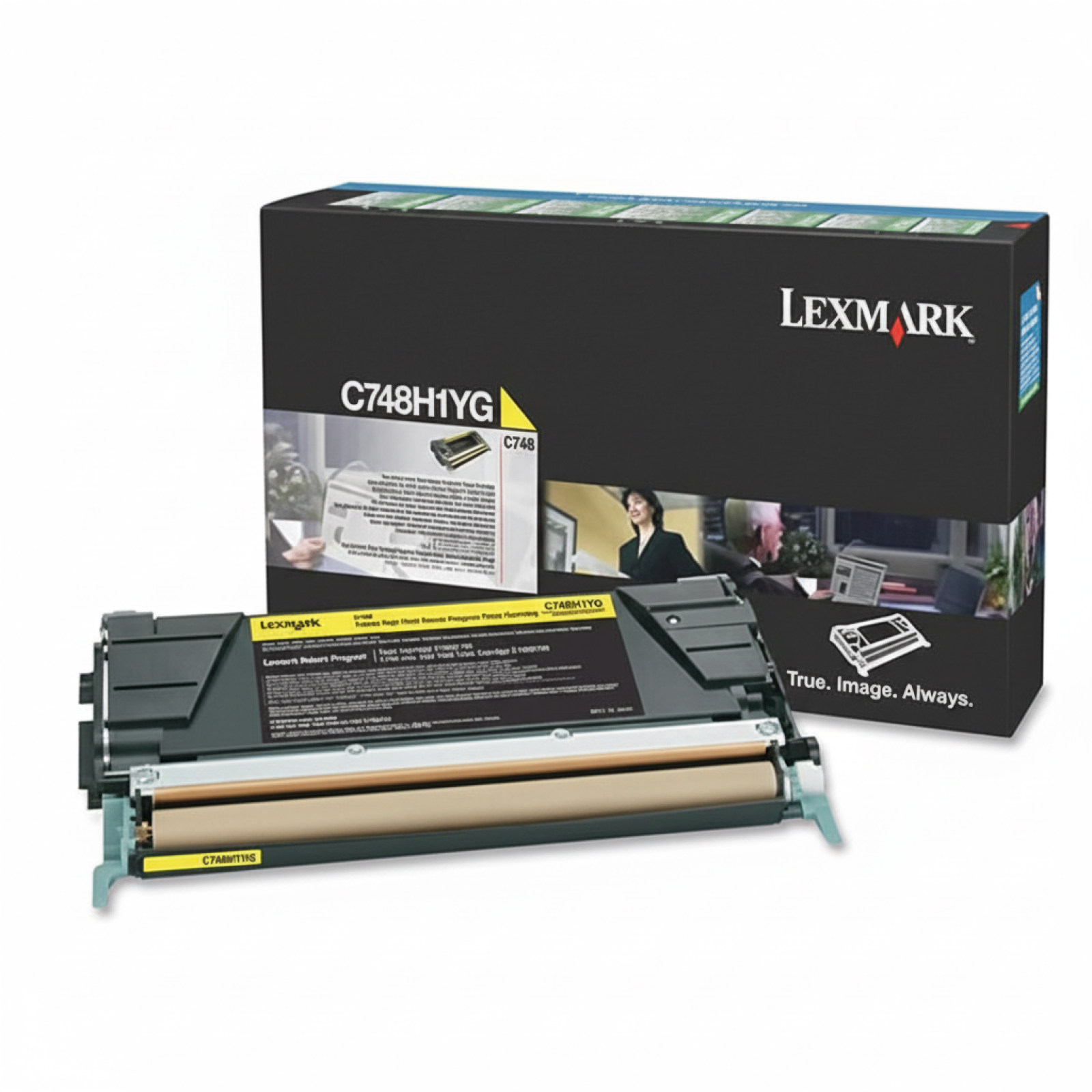 Original OEM Toner Lexmark C748H1YG (C748H1YG) (Yellow)