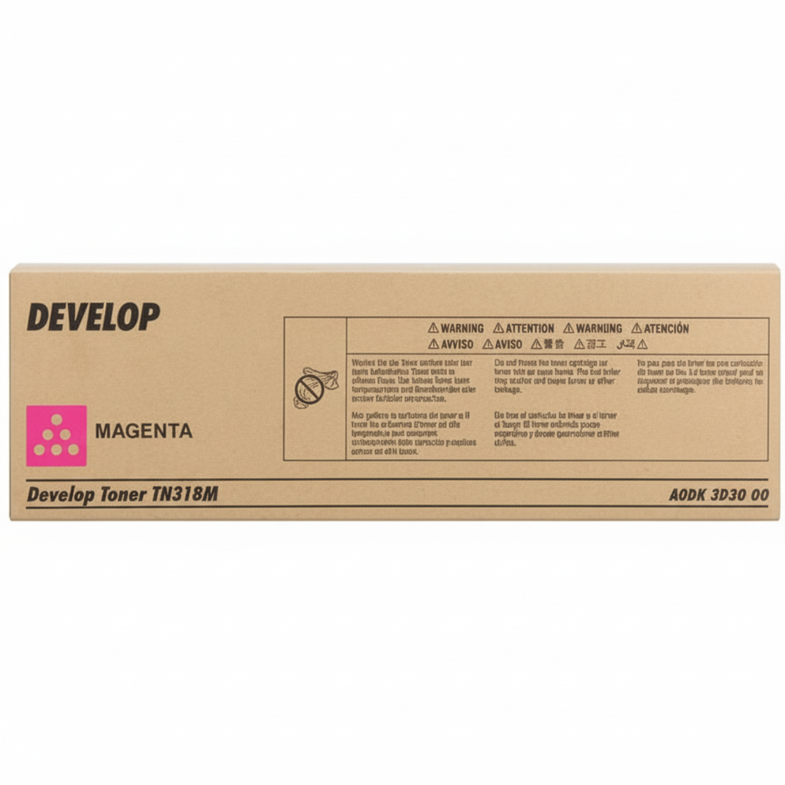 Original OEM Toner Develop TN-318M (A0DK3D3) (Magenta)