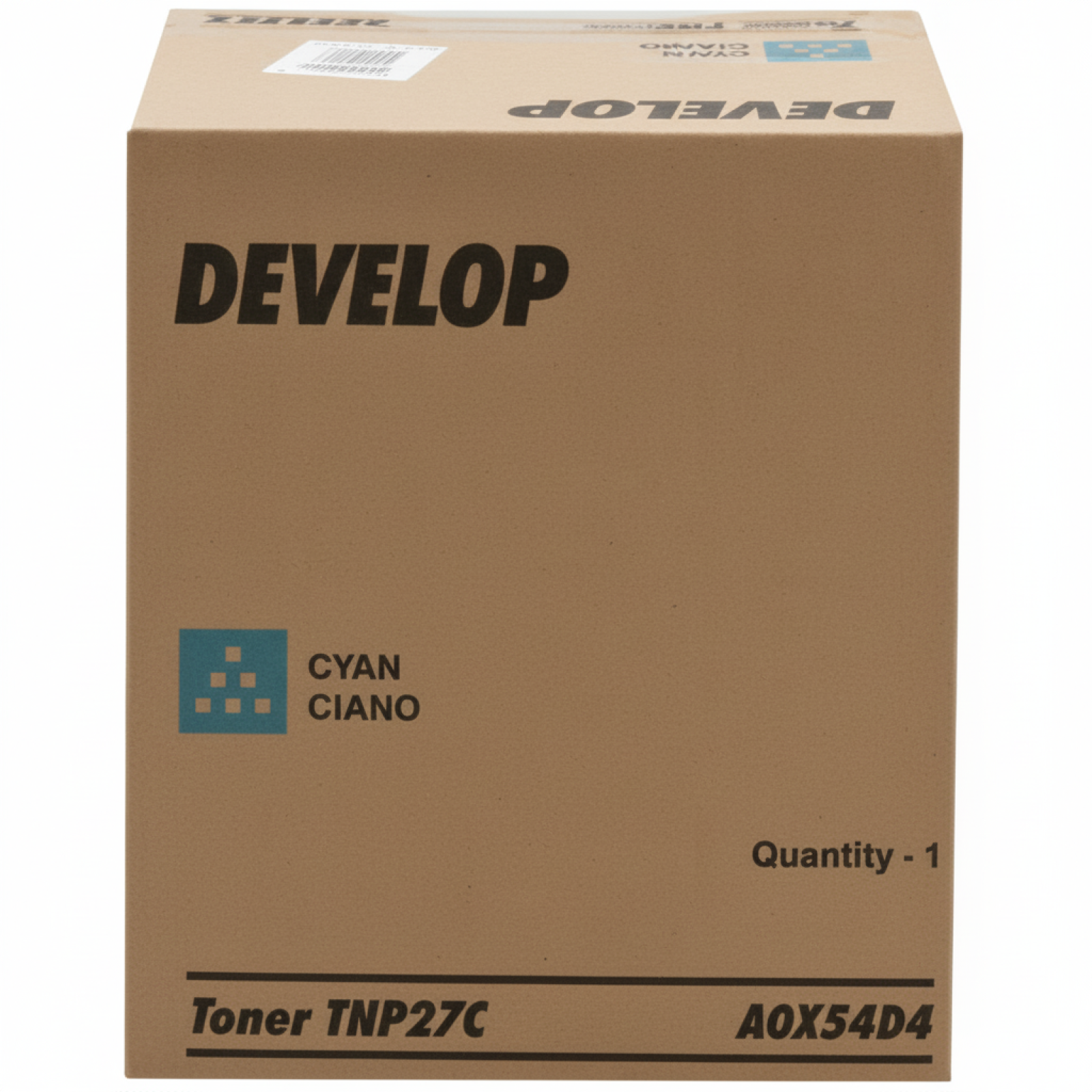 Original OEM Toner Develop TNP-27C (A0X54D4) (Cyan)