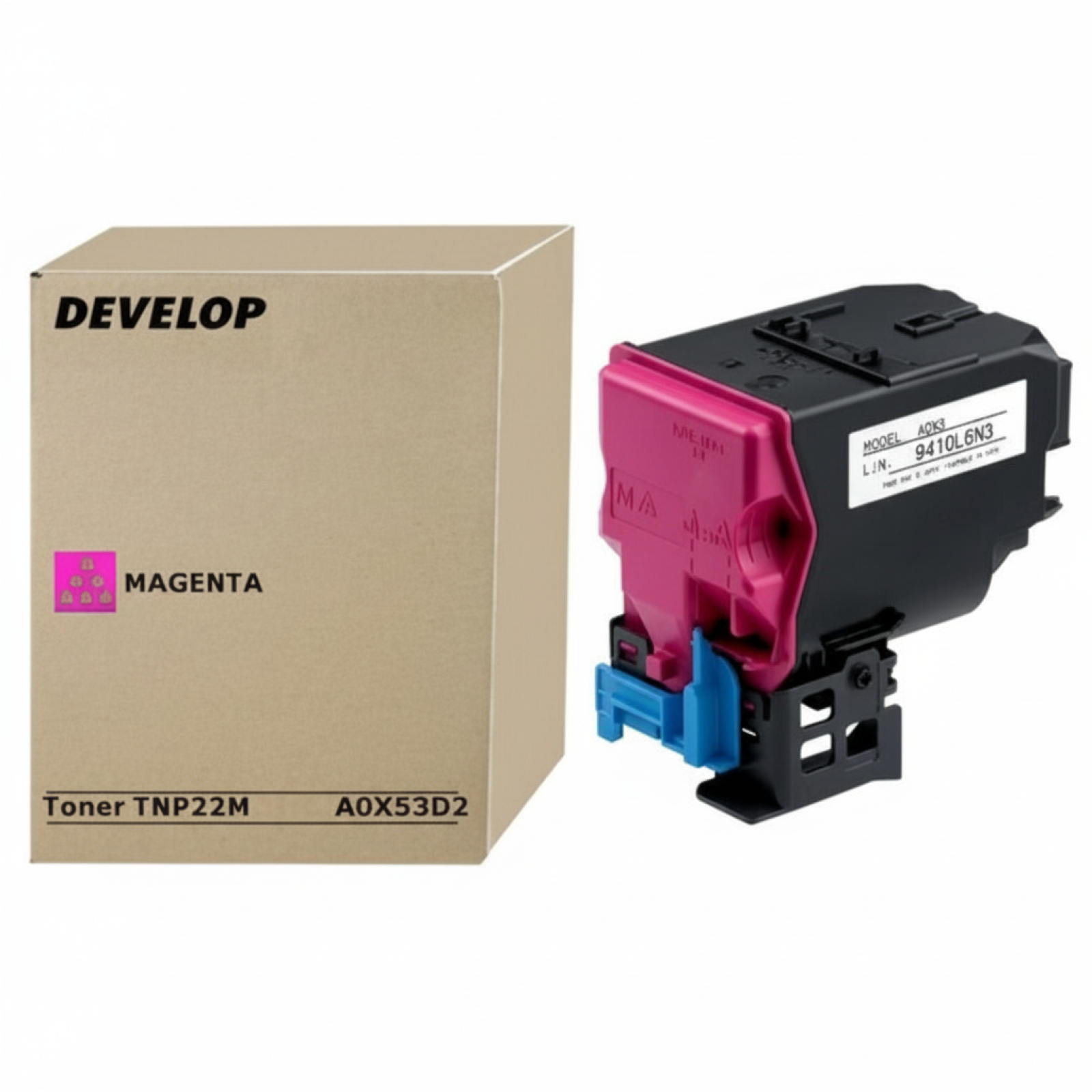 Original OEM Toner Develop TNP-22M (A0X53D2) (Magenta)