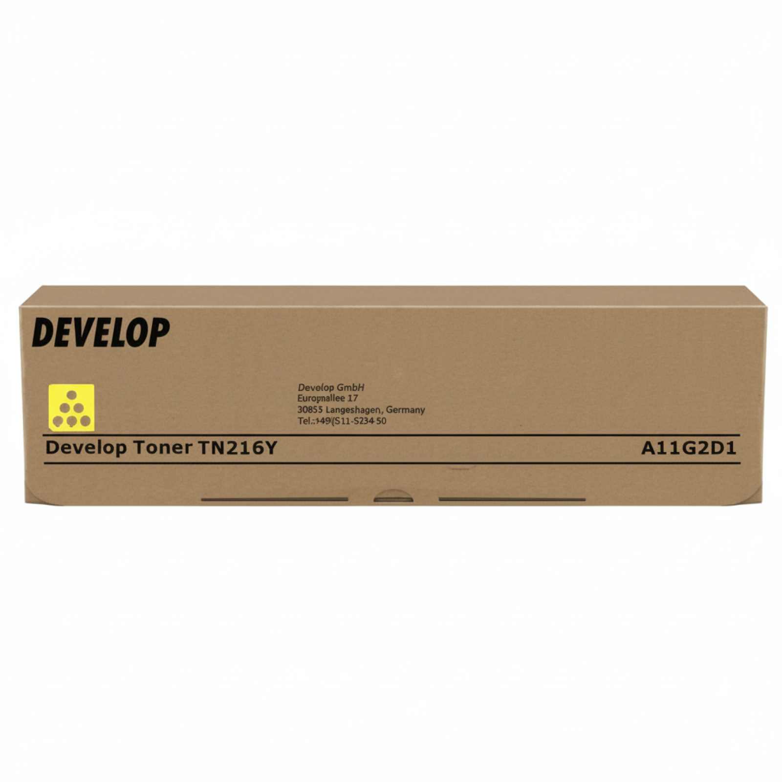 Original OEM Toner Develop TN-216Y (A11G2D1) (Yellow)