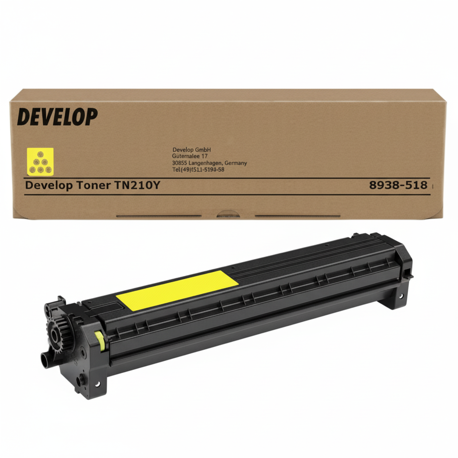 Original OEM Toner Develop TN-210Y (8938518) (Yellow)