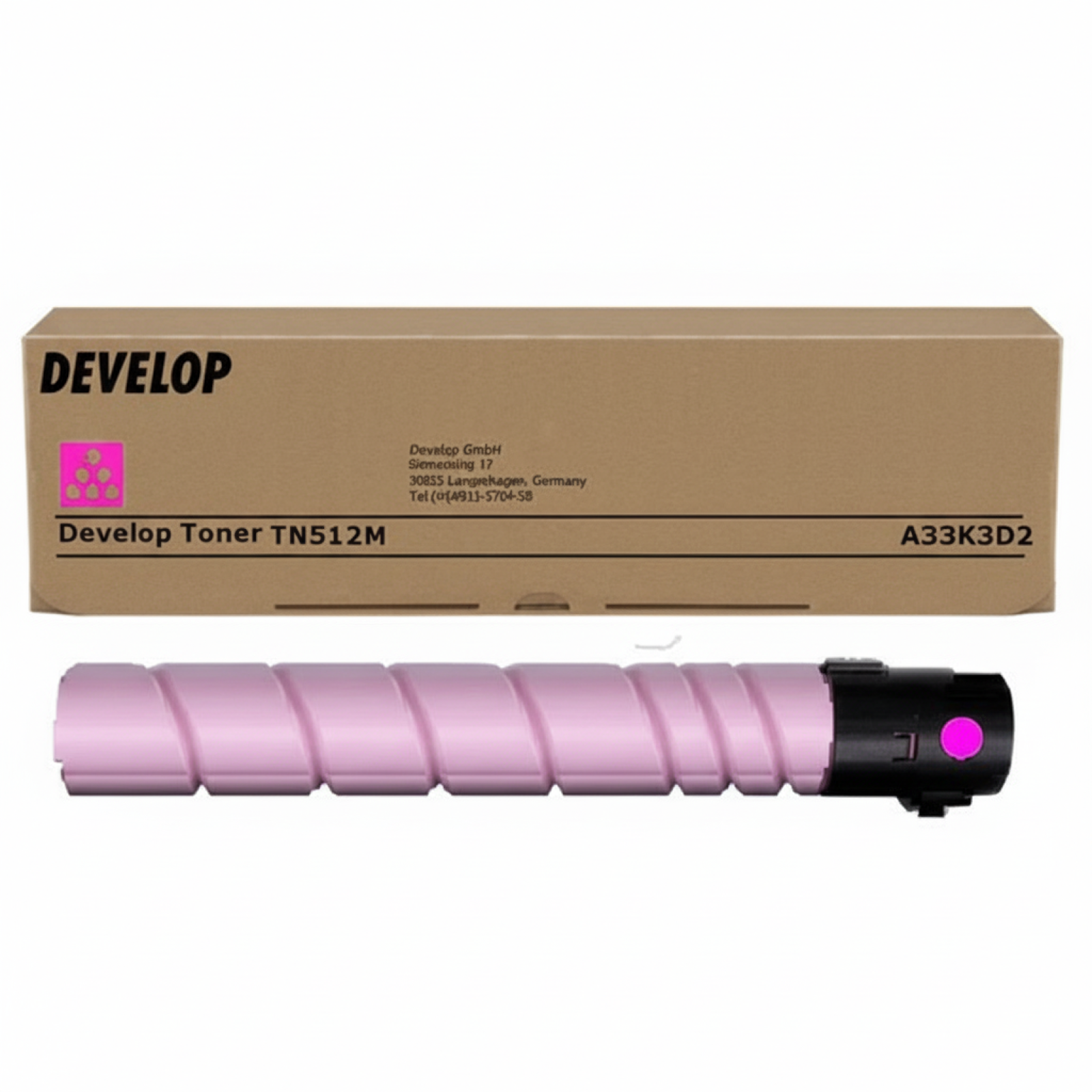 Original OEM Toner Develop TN-512M (A33K3D2) (Magenta)