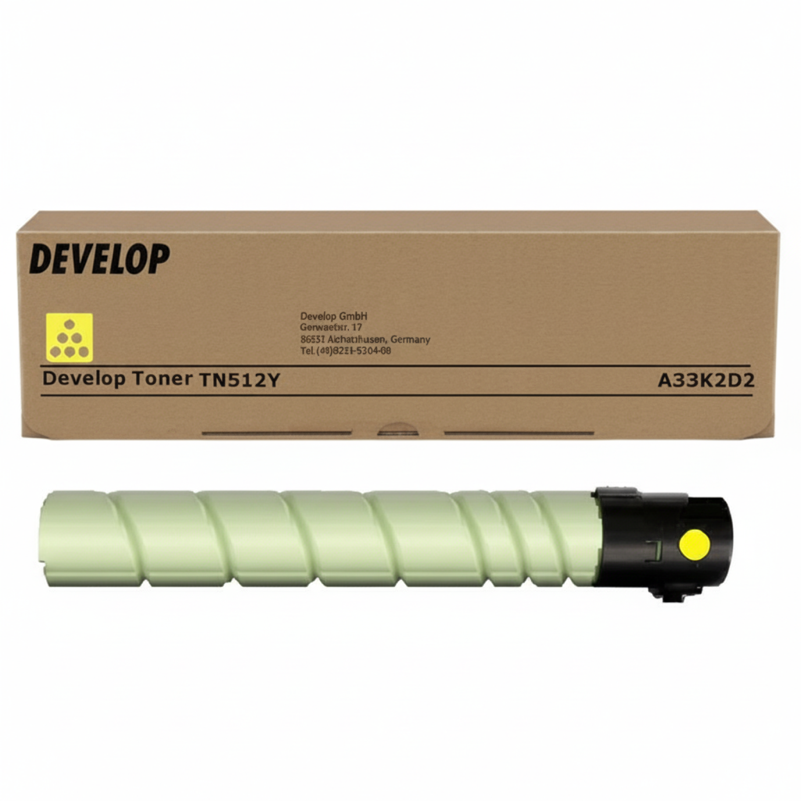 Original OEM Toner Develop TN-512Y (A33K2D2) (Yellow)