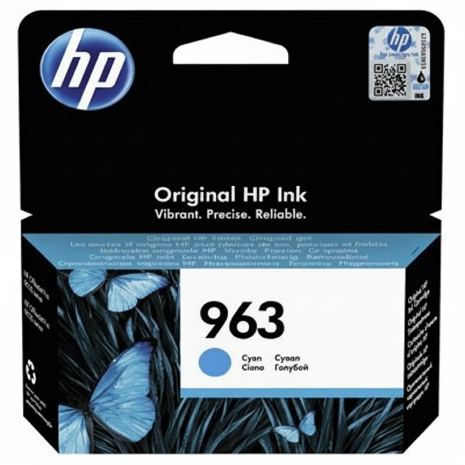 Original OEM Ink Cartridge HP 963 (3JA23AE) (Cyan)