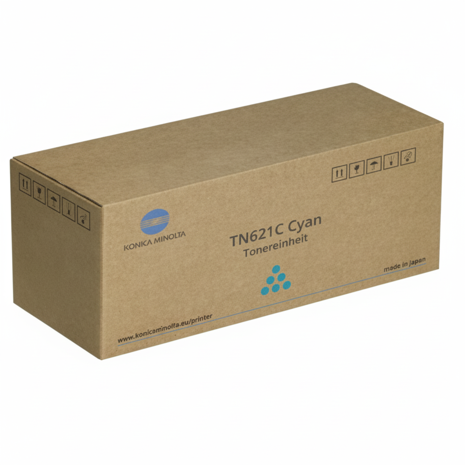 Original OEM Toner KM TN-621C (A3VX452) (Cyan)